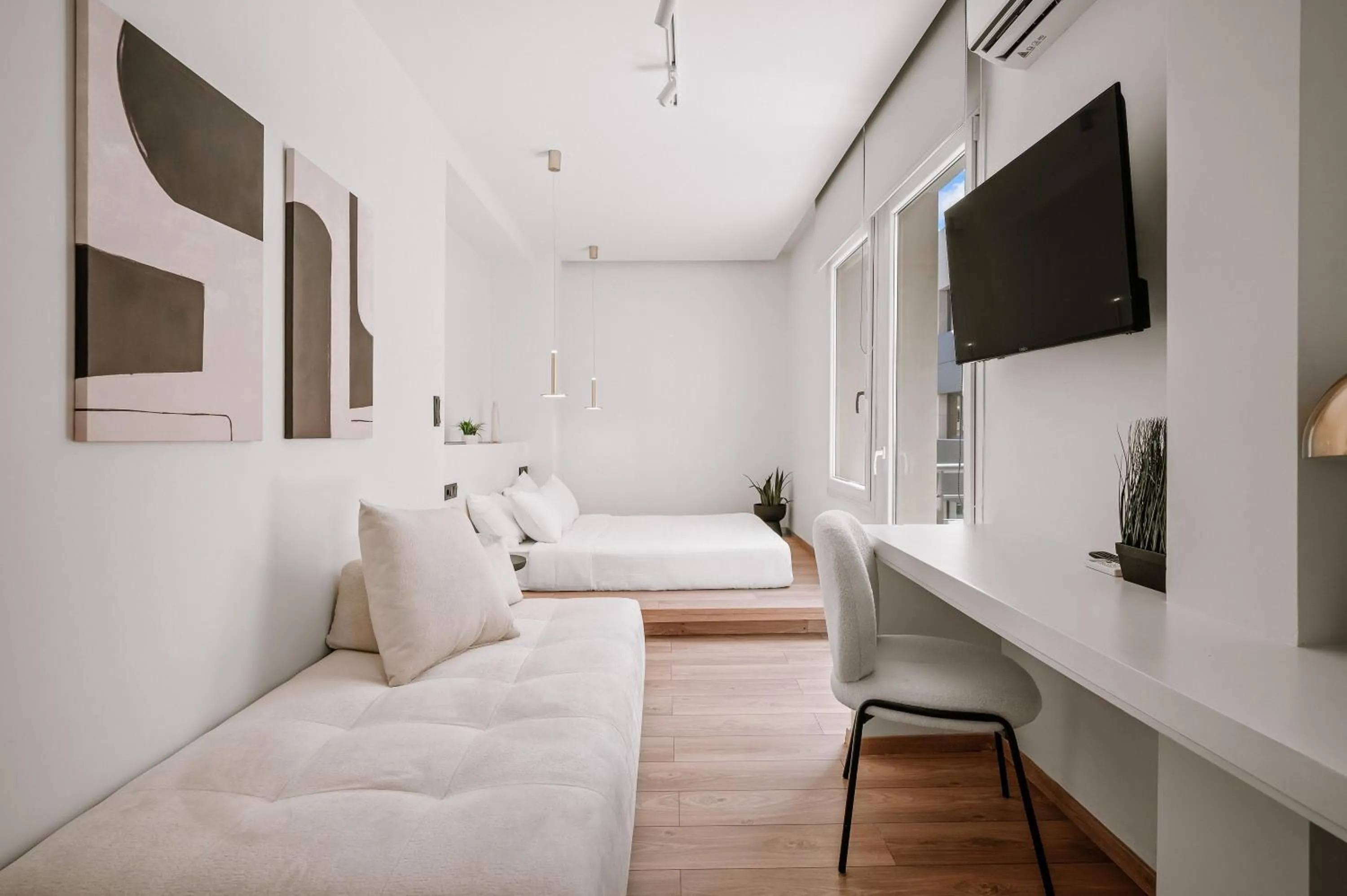 Bed in Plānis Str Urban Suites by Semavί