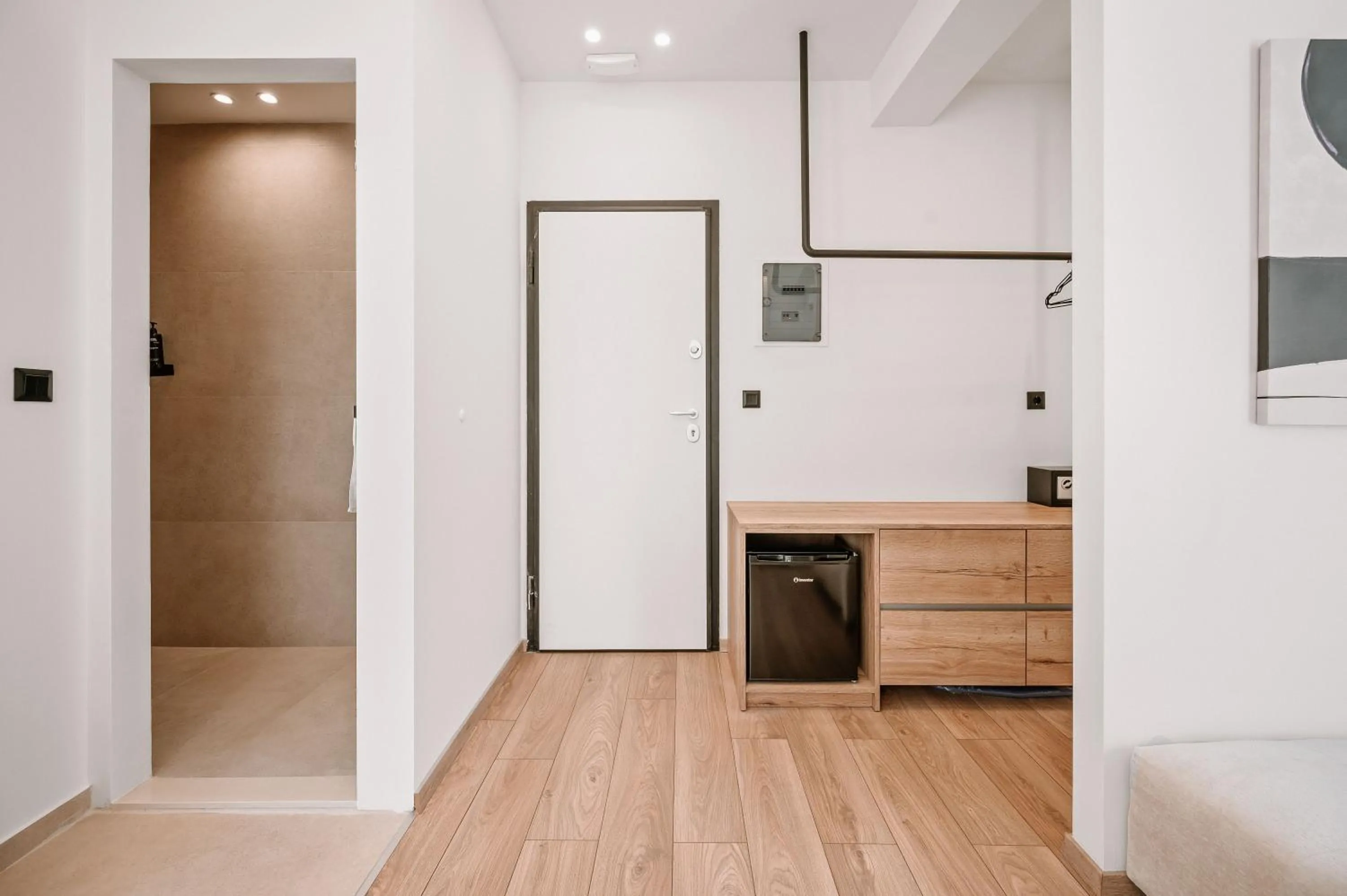 Bathroom in Plānis Str Urban Suites by Semavί