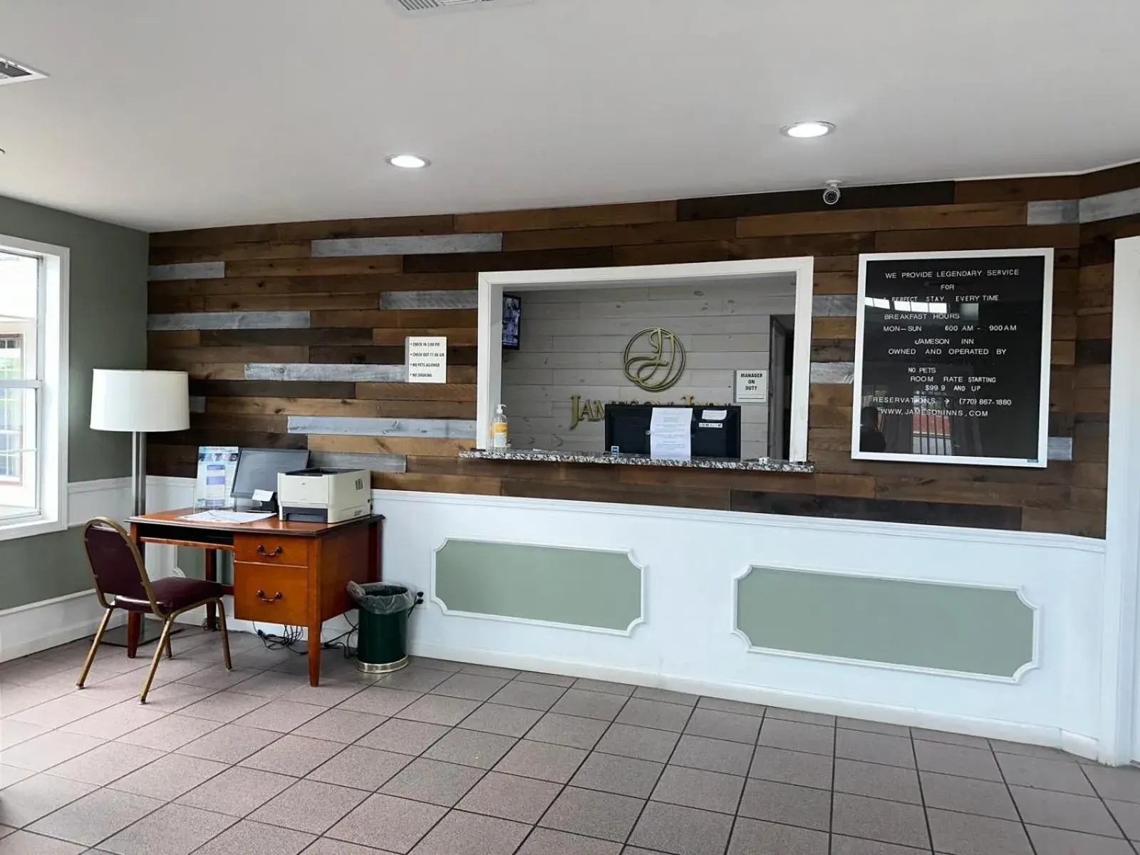 Lobby or reception in Jameson Inn Winder Lobby or reception in Jameson Inn Winder