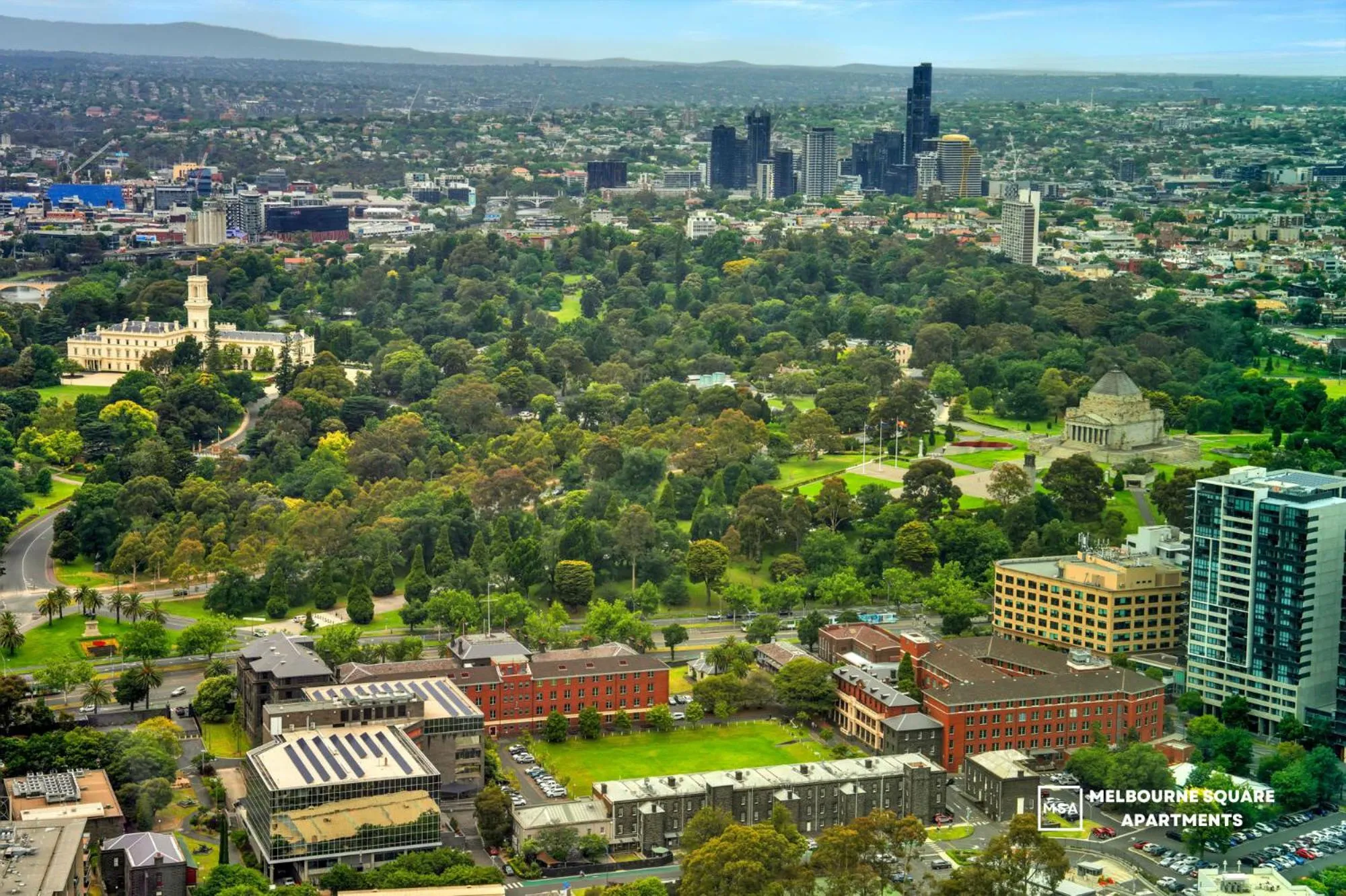 Nearby landmark in Melbourne Square Apartments