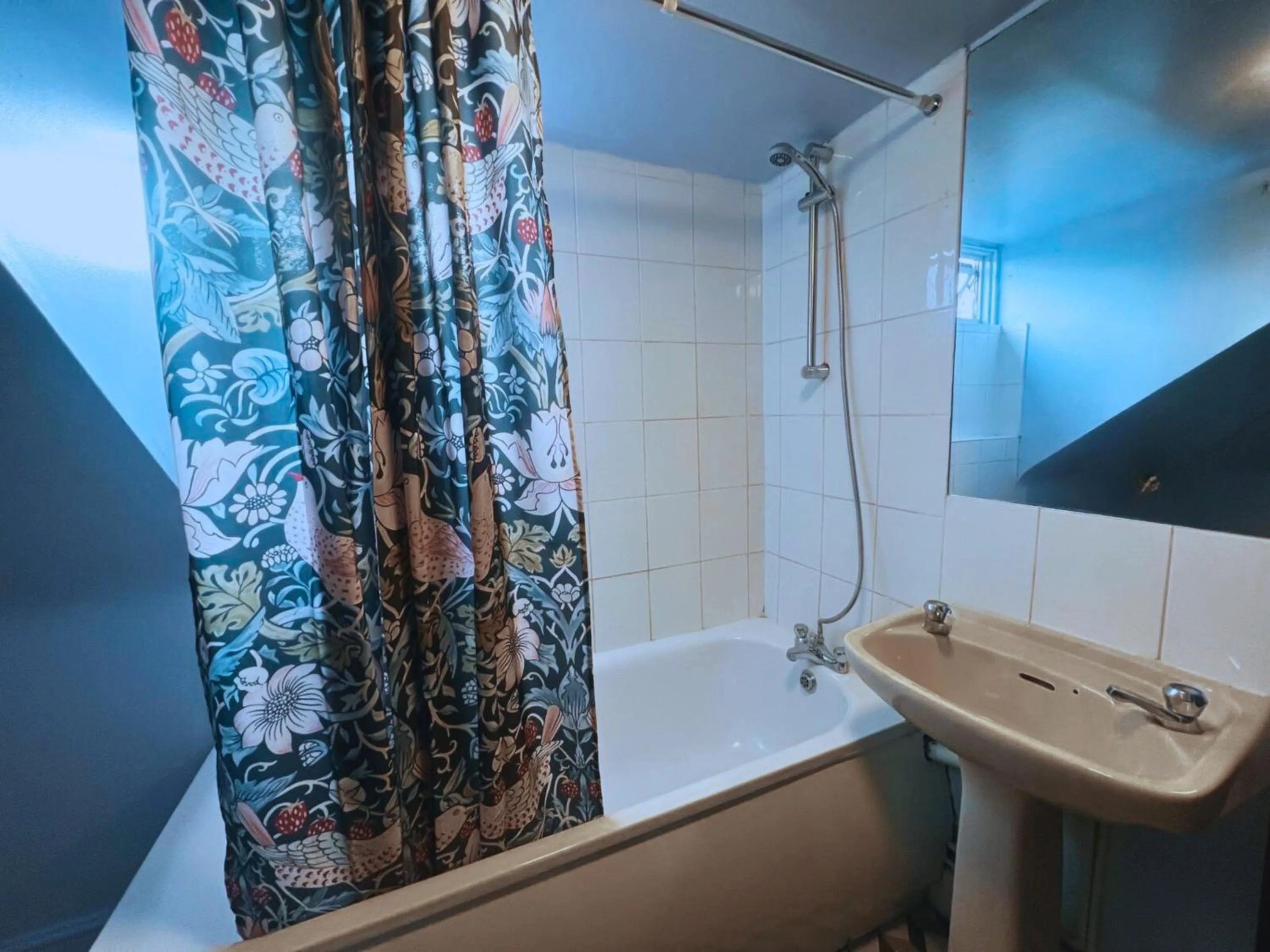 Shower in Helen's Hotel near Wembley