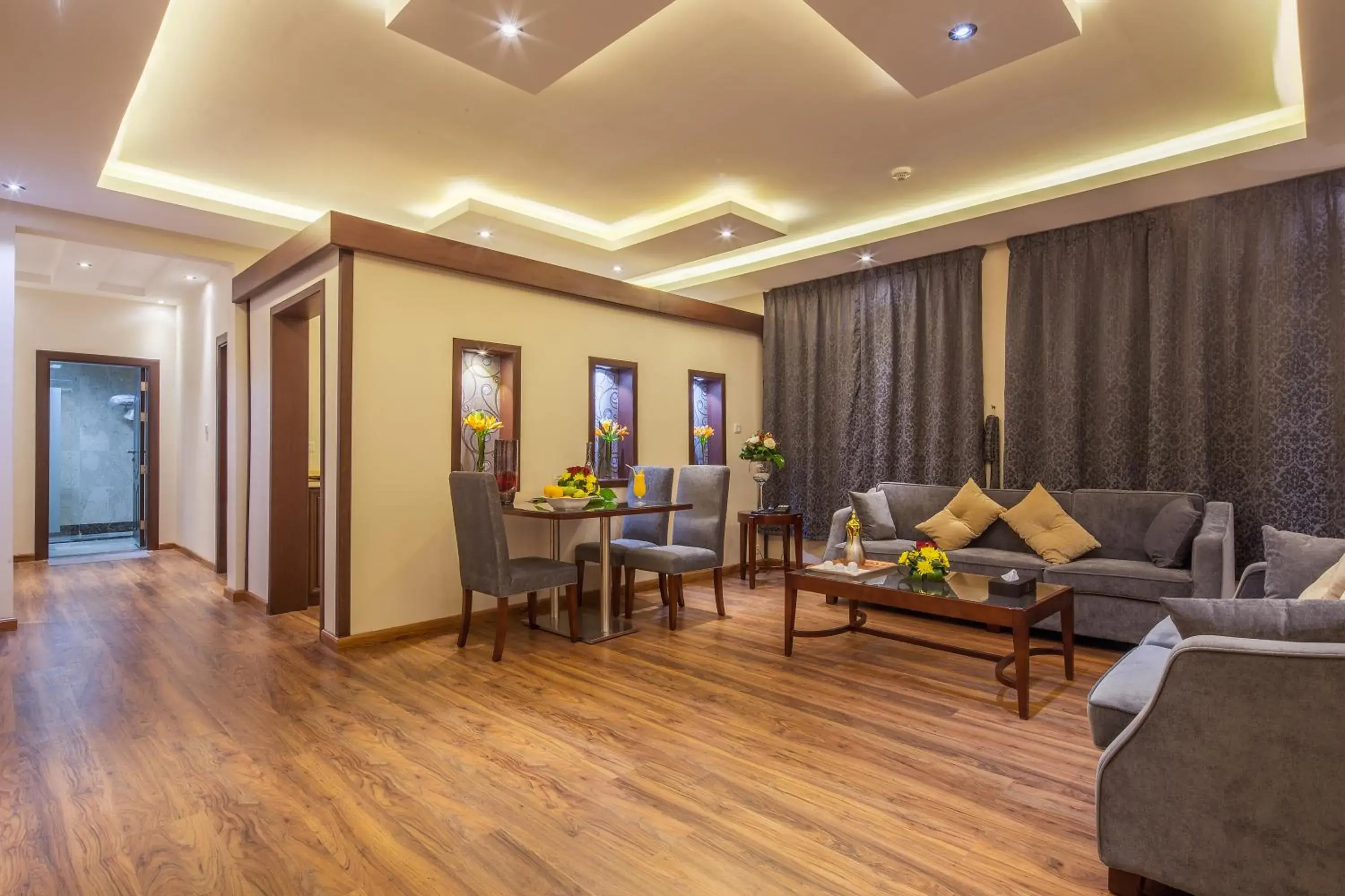Living room in قصر ريفان للشقق المخدومة Living room in قصر ريفان للشقق المخدومة