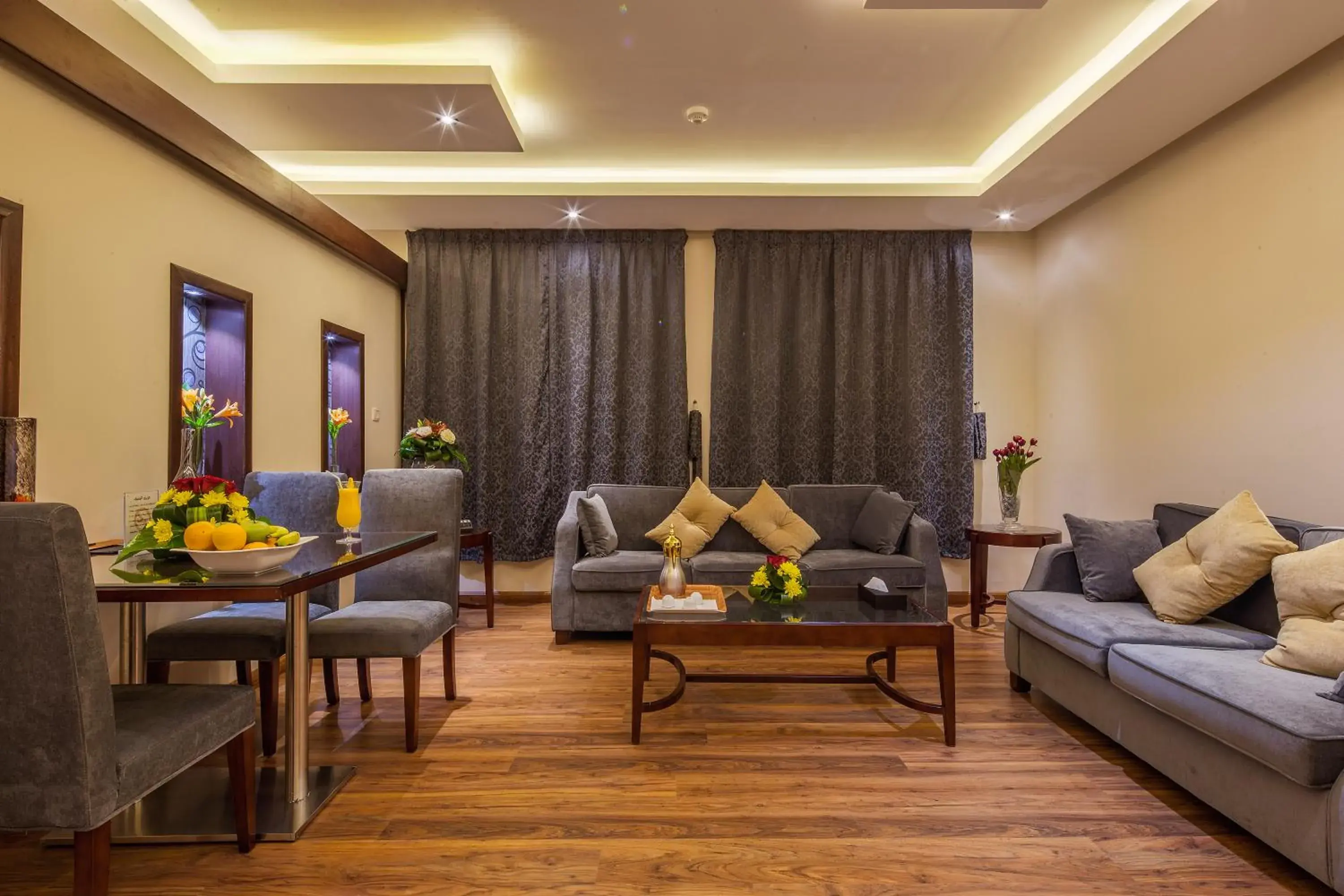 Living room in قصر ريفان للشقق المخدومة Living room in قصر ريفان للشقق المخدومة