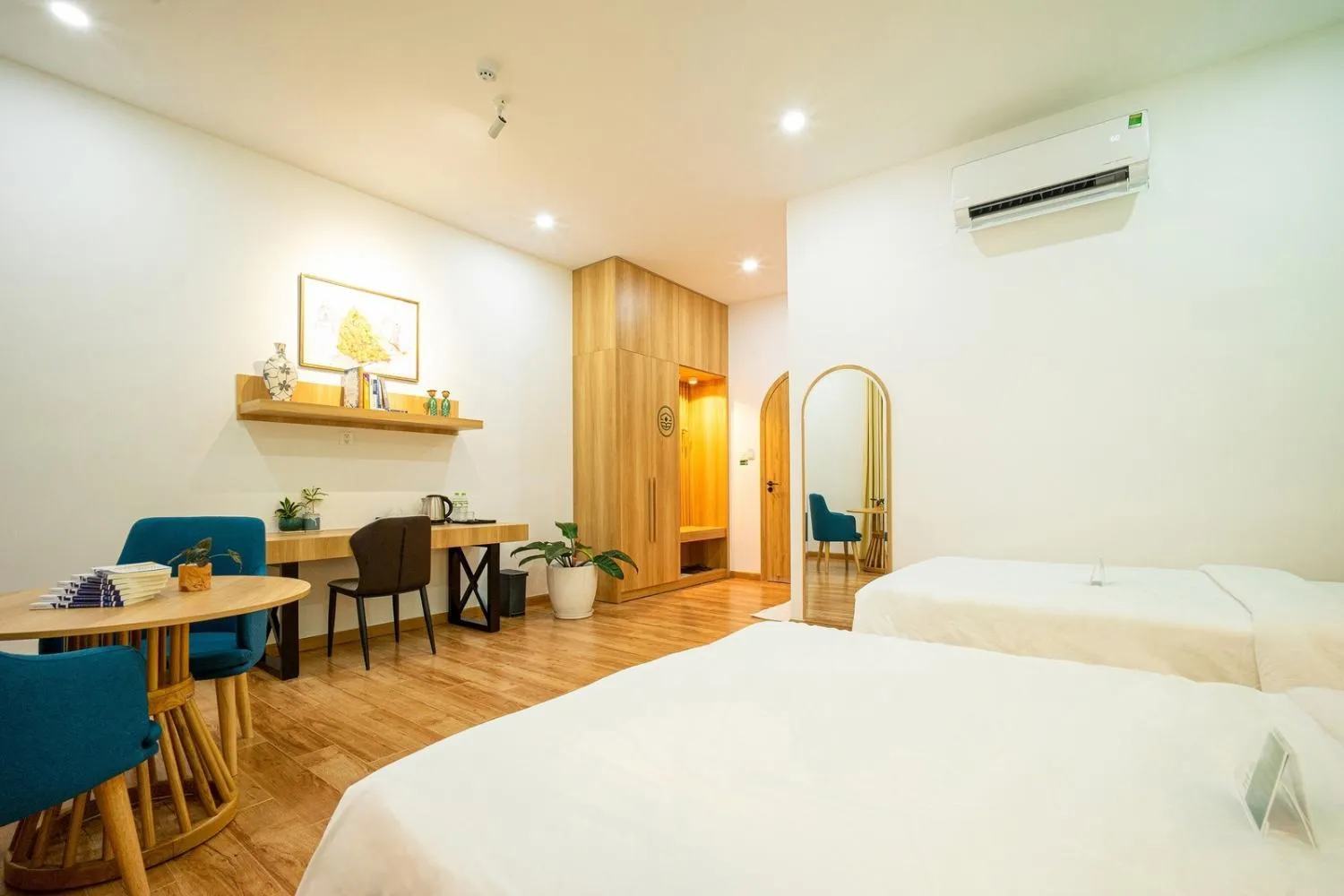 Bed in VinaEcolife Lodge