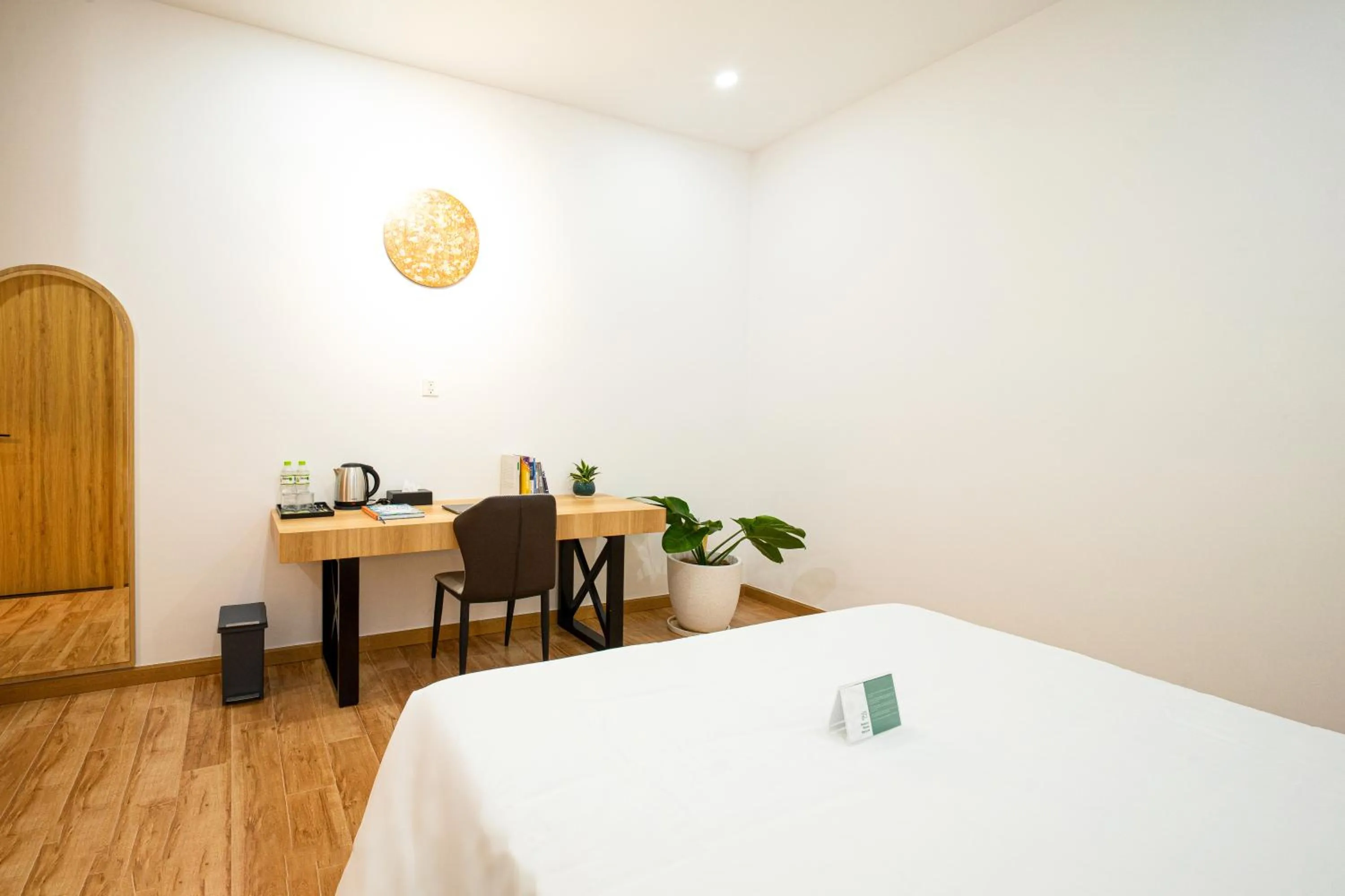 Bed in VinaEcolife Lodge