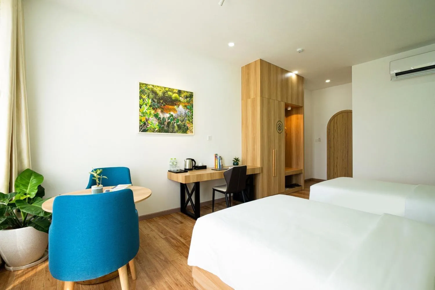 Bed in VinaEcolife Lodge