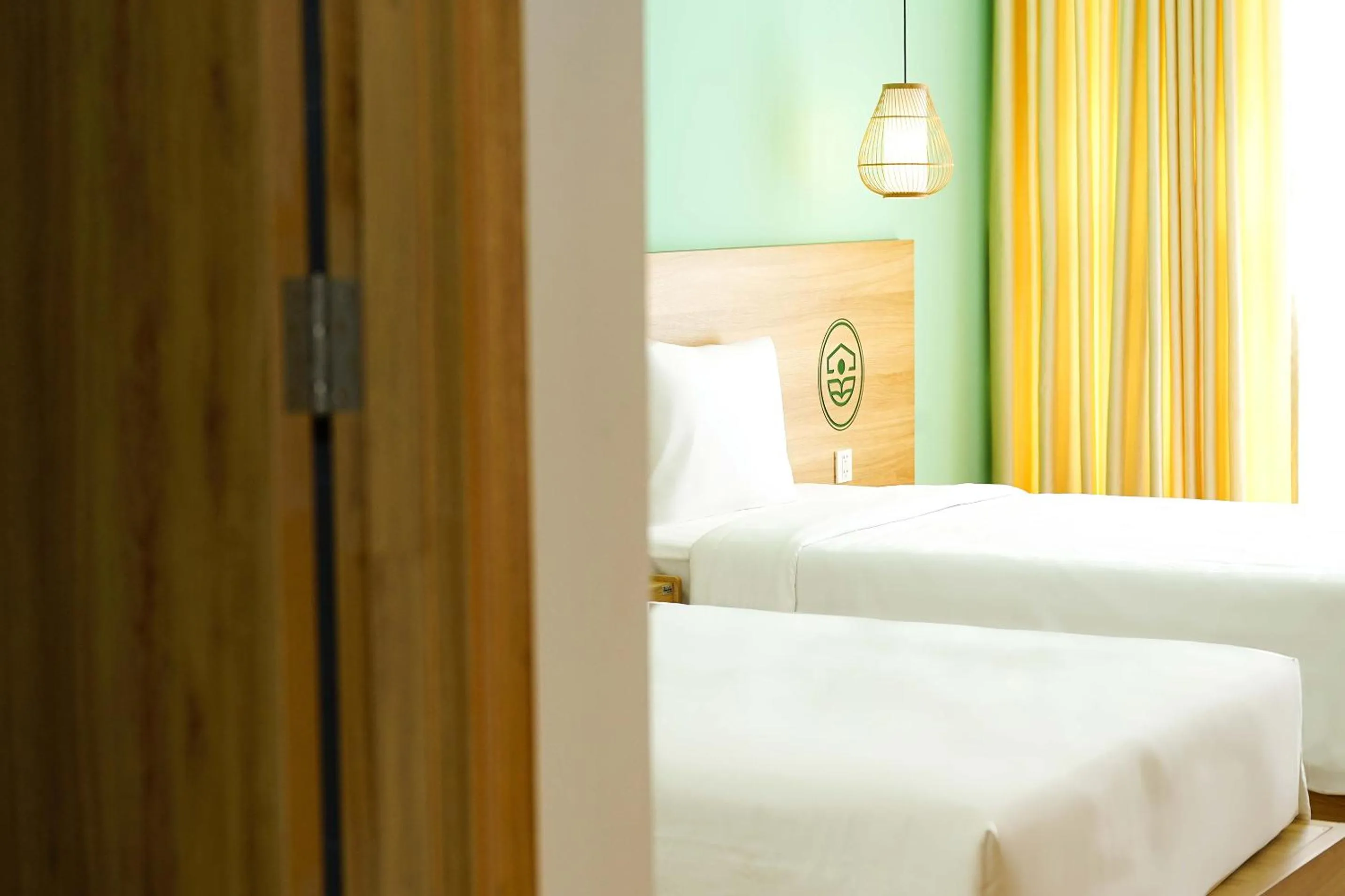 Bed in VinaEcolife Lodge