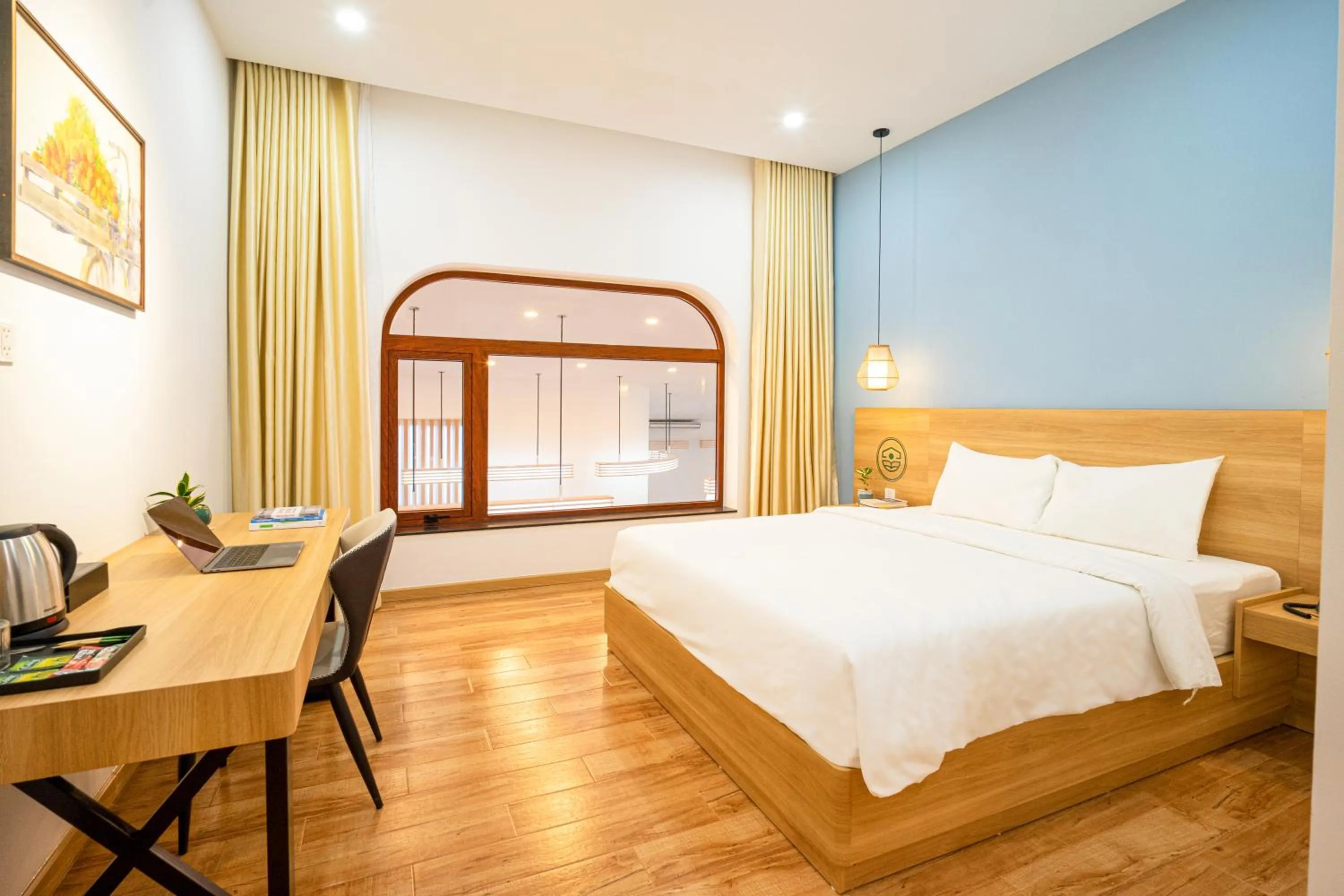 Bed in VinaEcolife Lodge