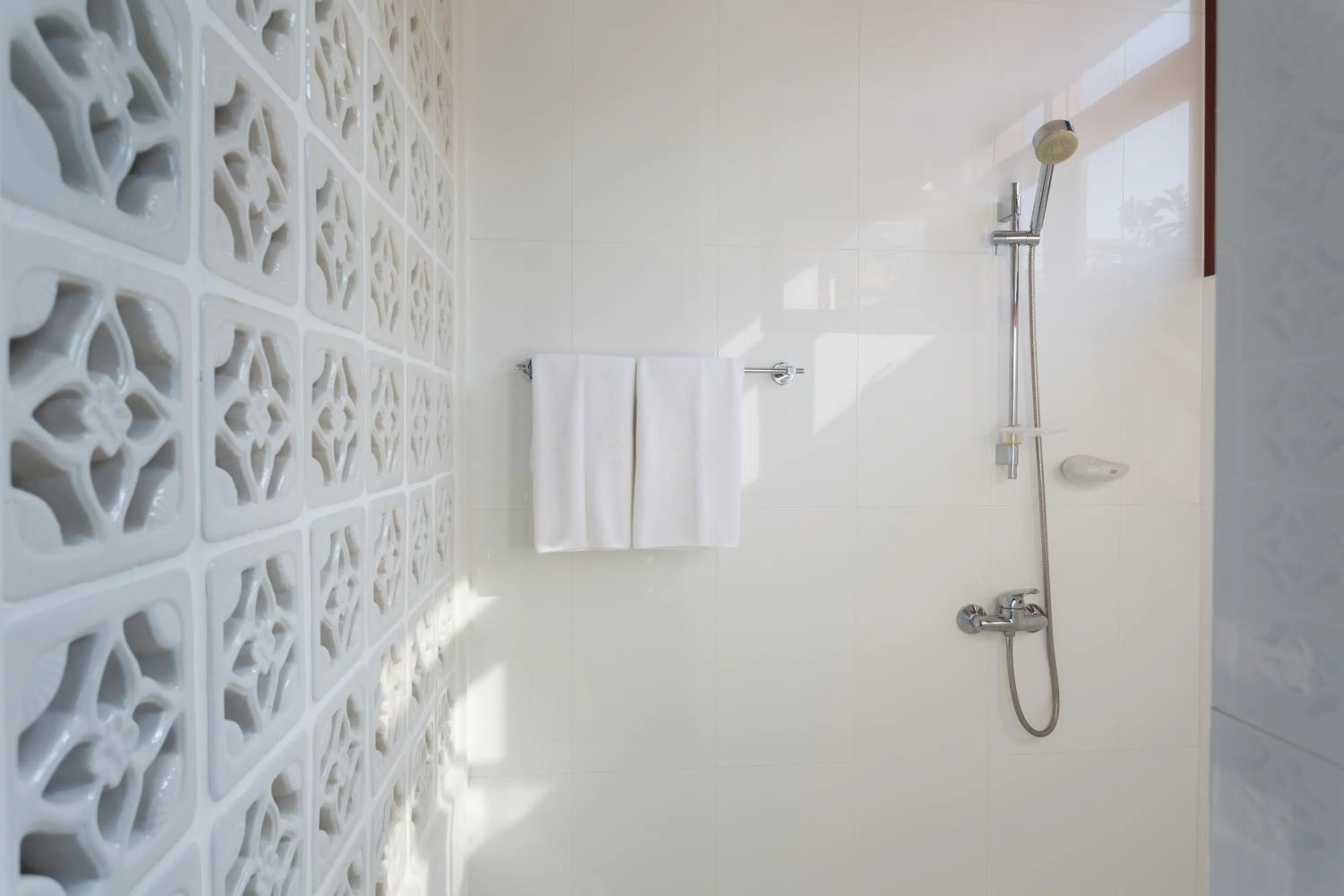 Bathroom in Amatapura Beachfront Villa 12, SHA Certified