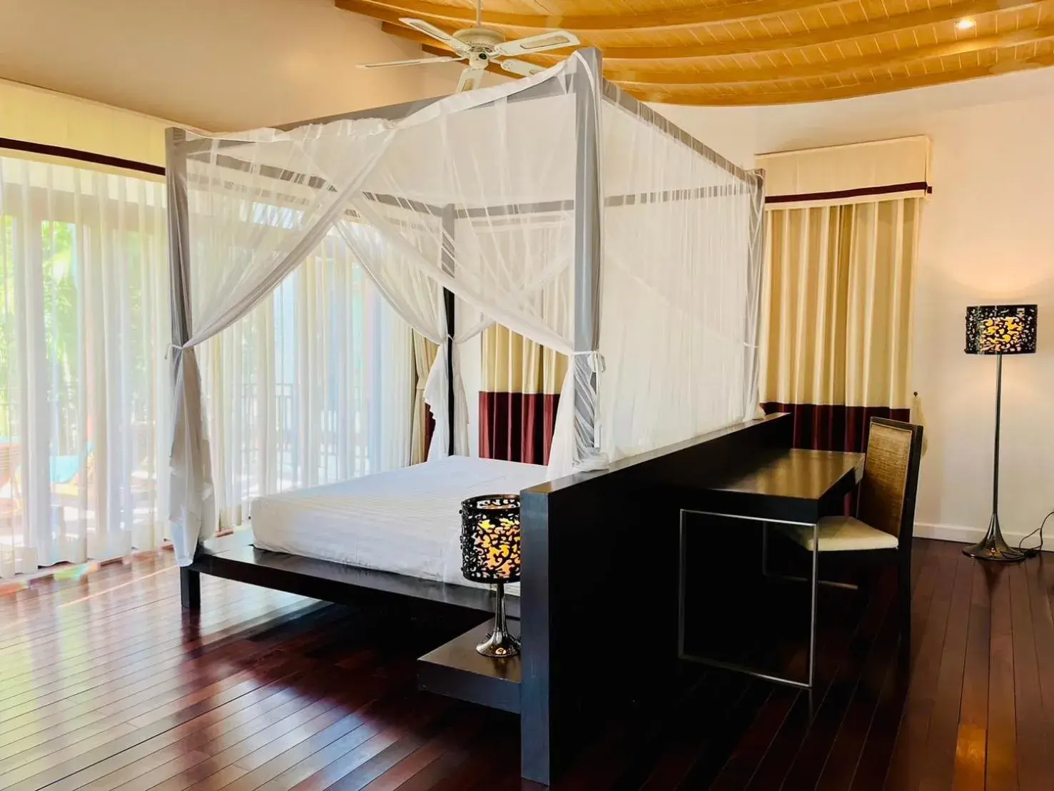 Bedroom, Bed in Amatapura Beachfront Villa 12, SHA Certified Bedroom, Bed in Amatapura Beachfront Villa 12, SHA Certified