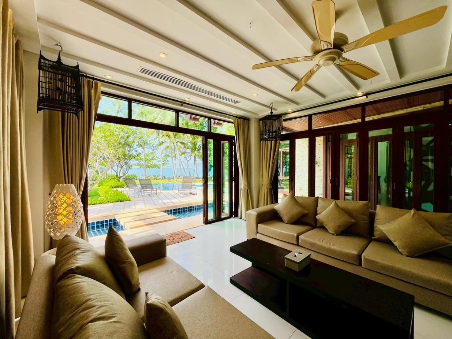 Sea view in Amatapura Beachfront Villa 12, SHA Certified