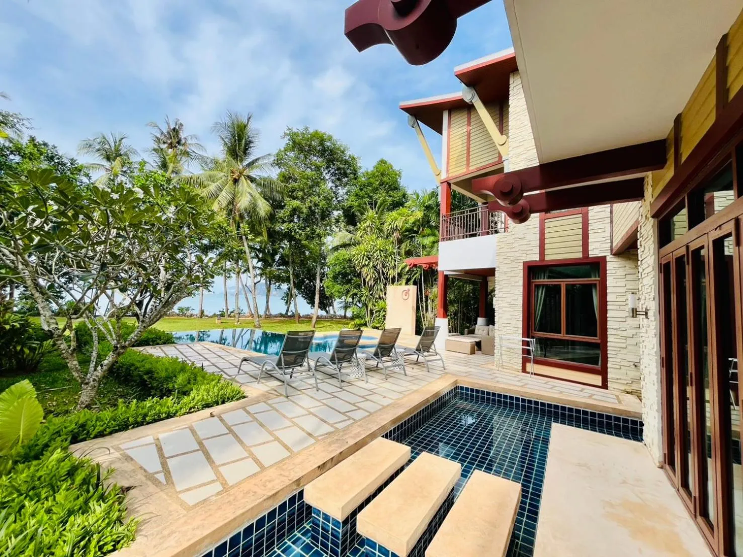 View (from property/room) in Amatapura Beachfront Villa 12, SHA Certified