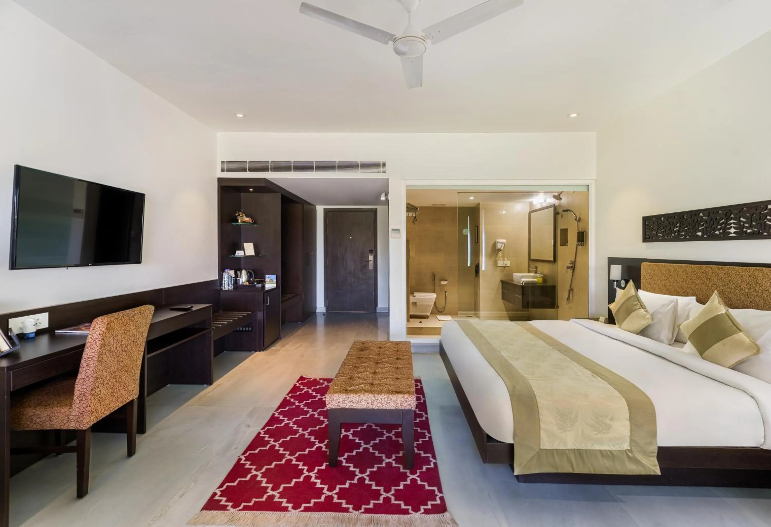 Bed in TatSaraasa Resort & Spa, Udaipur