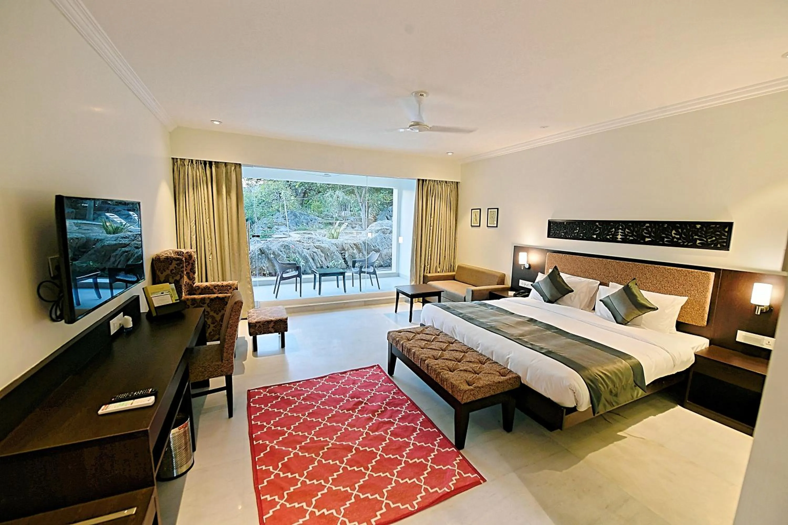 Bedroom, Bed in TatSaraasa Resort & Spa, Udaipur