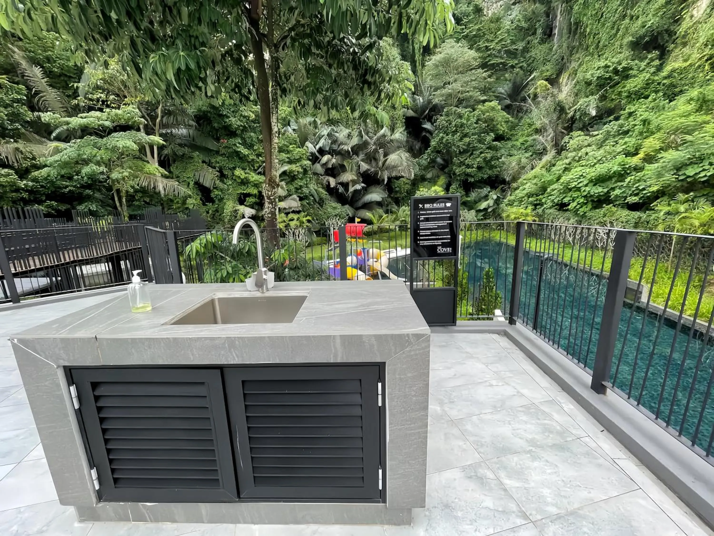 BBQ facilities in The Cove Hillside Residence Ipoh