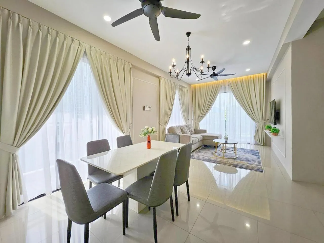 Living room in The Cove Hillside Residence Ipoh