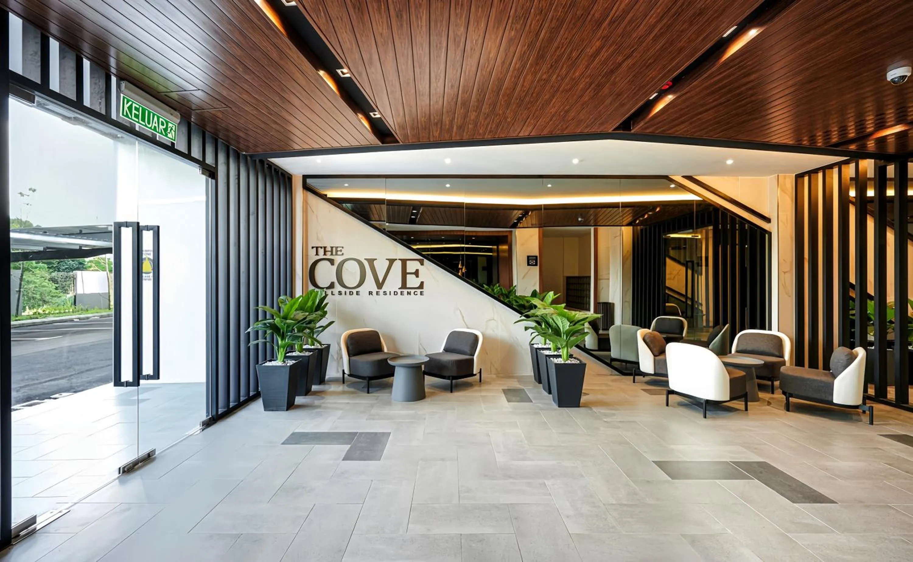 Communal lounge/ TV room in The Cove Hillside Residence Ipoh