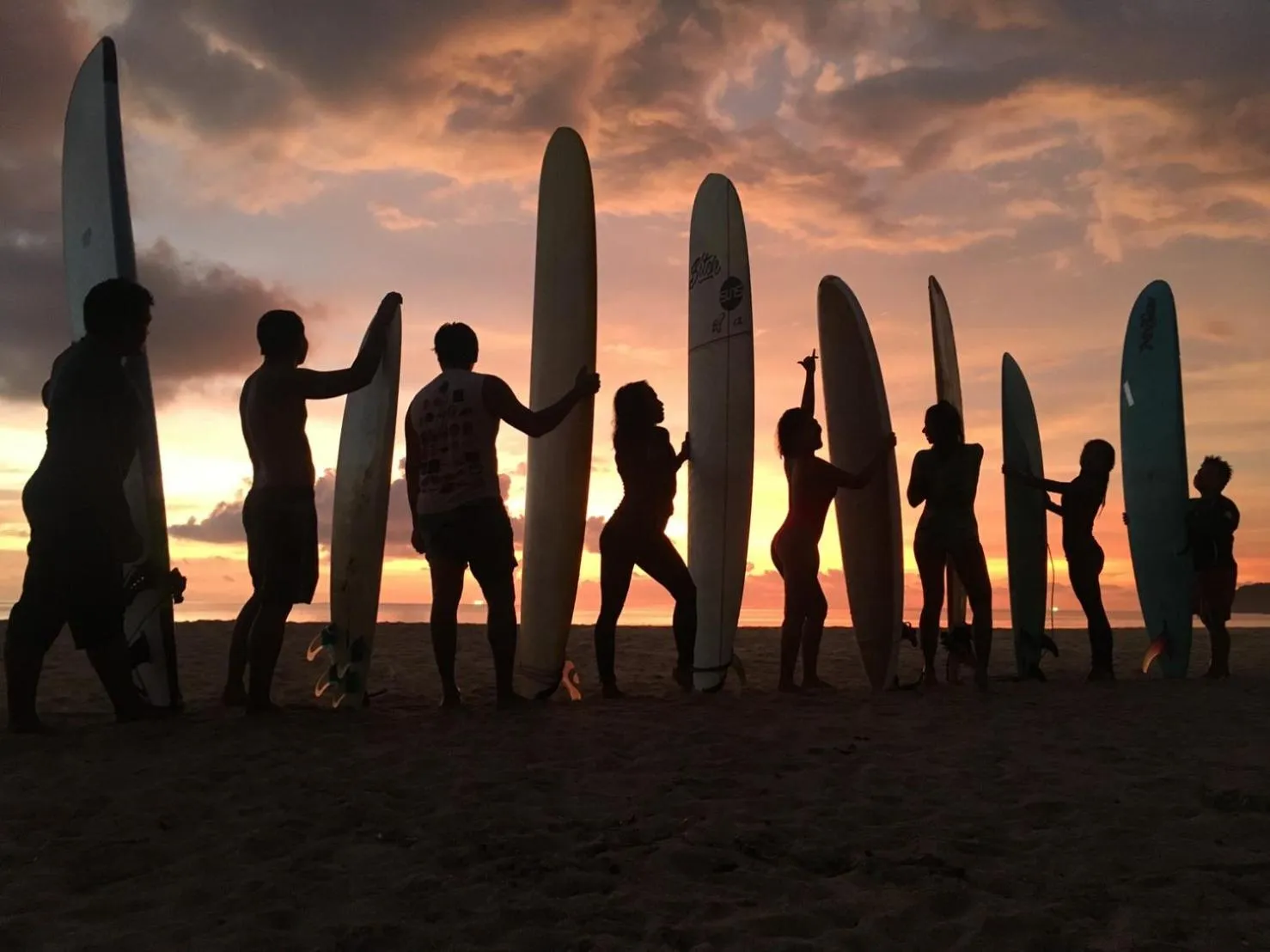 People in Karon Sea Side