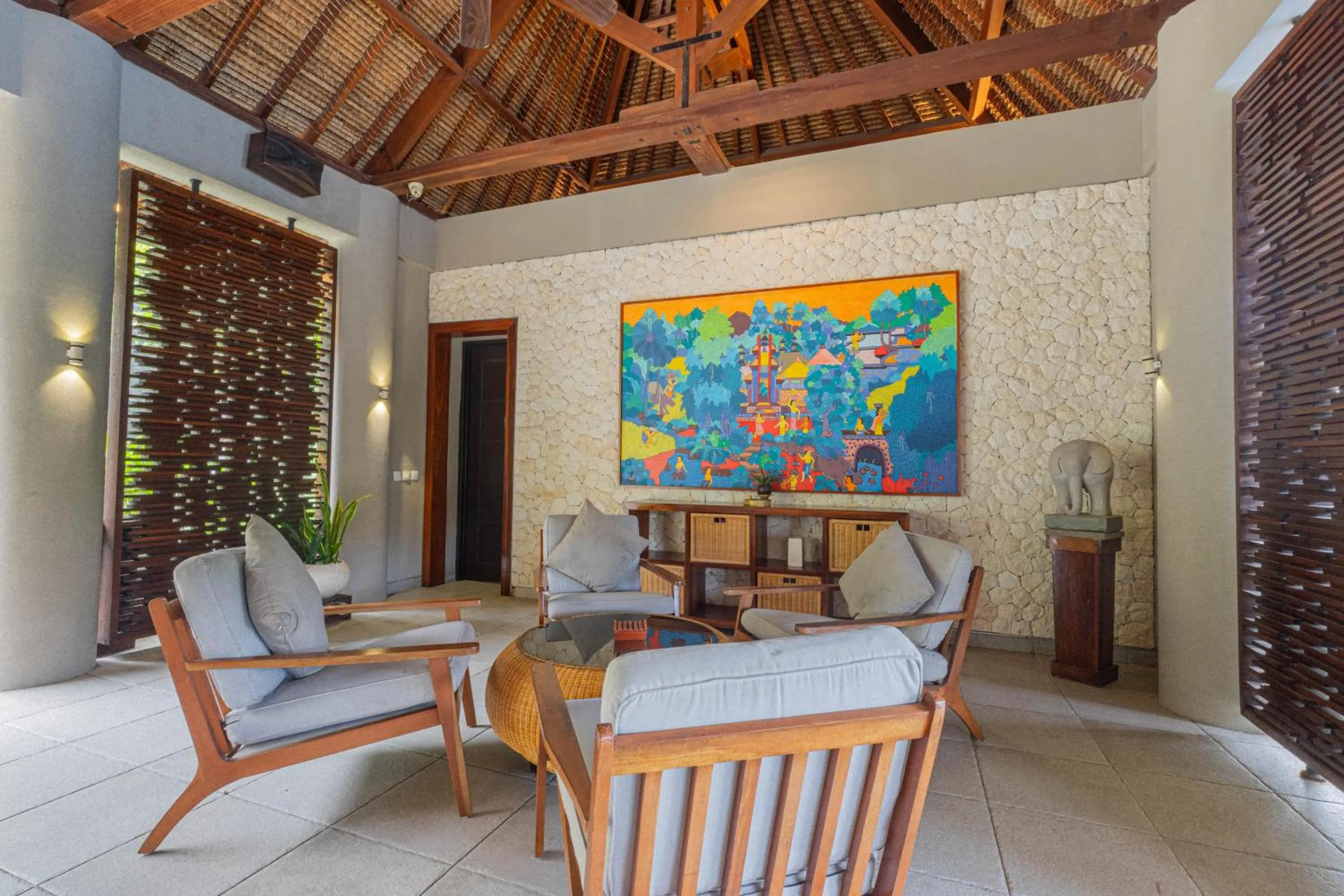 Seating area in The Sterling Villas