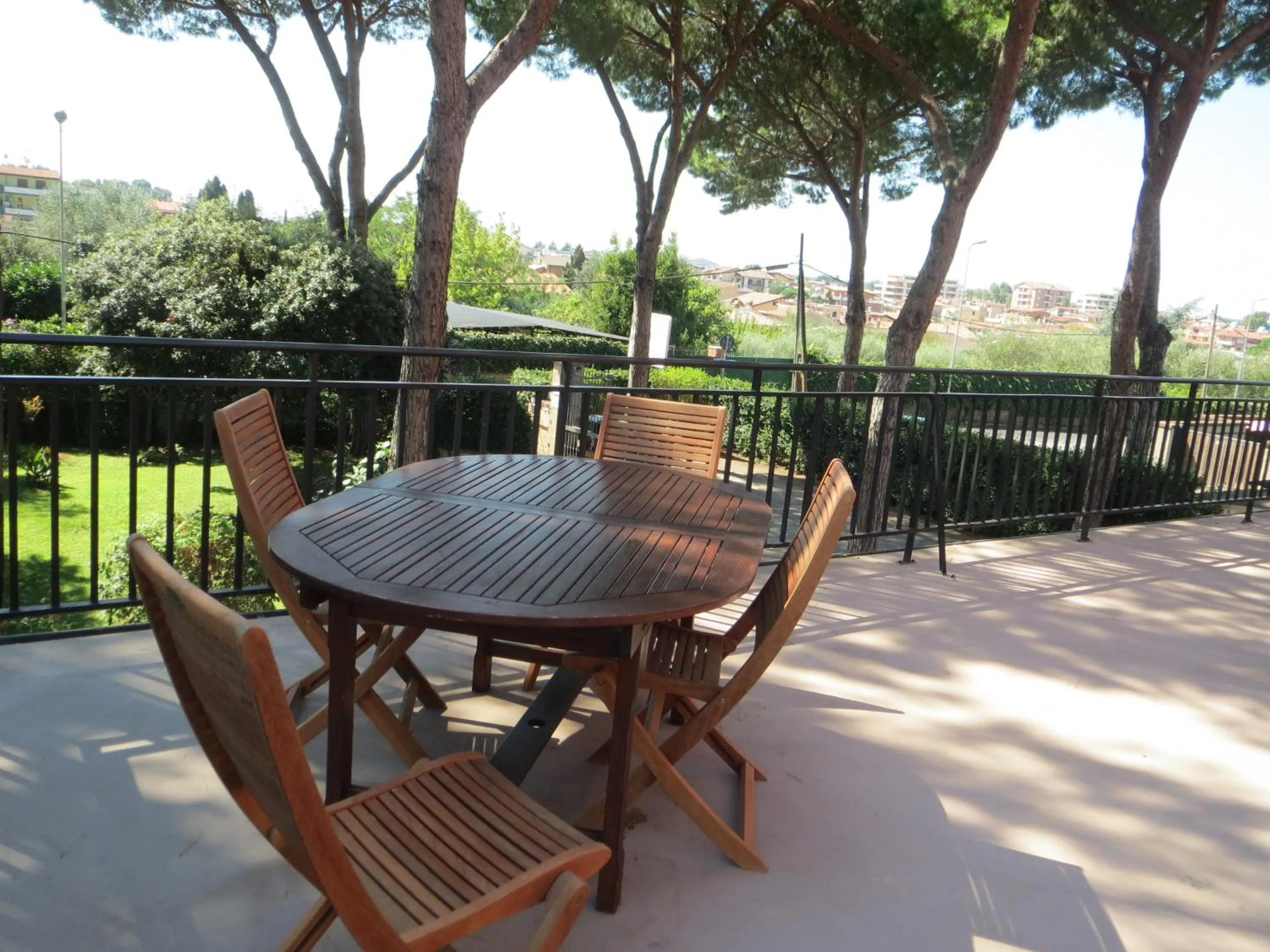 Balcony/Terrace in Affittacamere Campus Trigoria