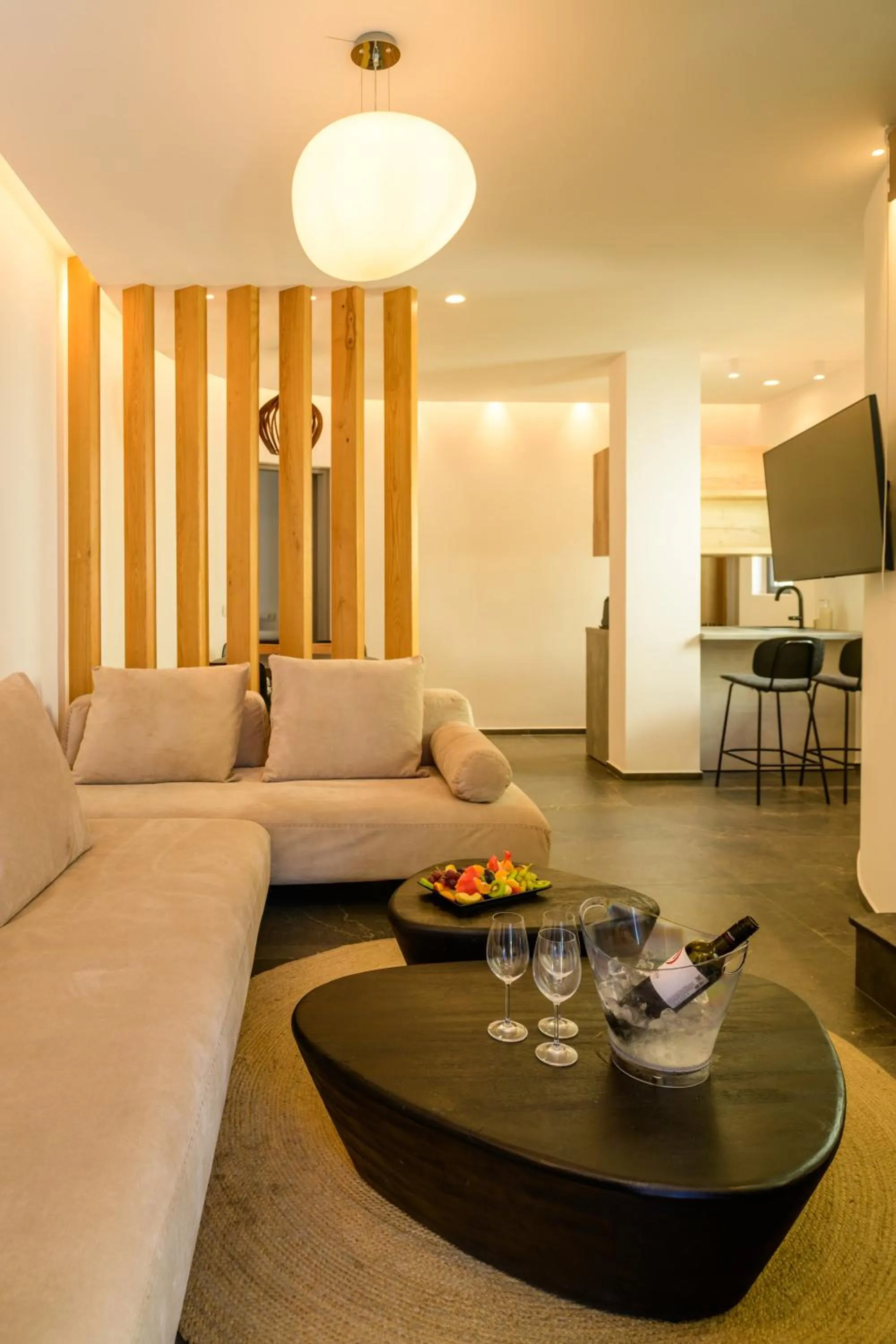 Living room in Secret Path Luxury Villas