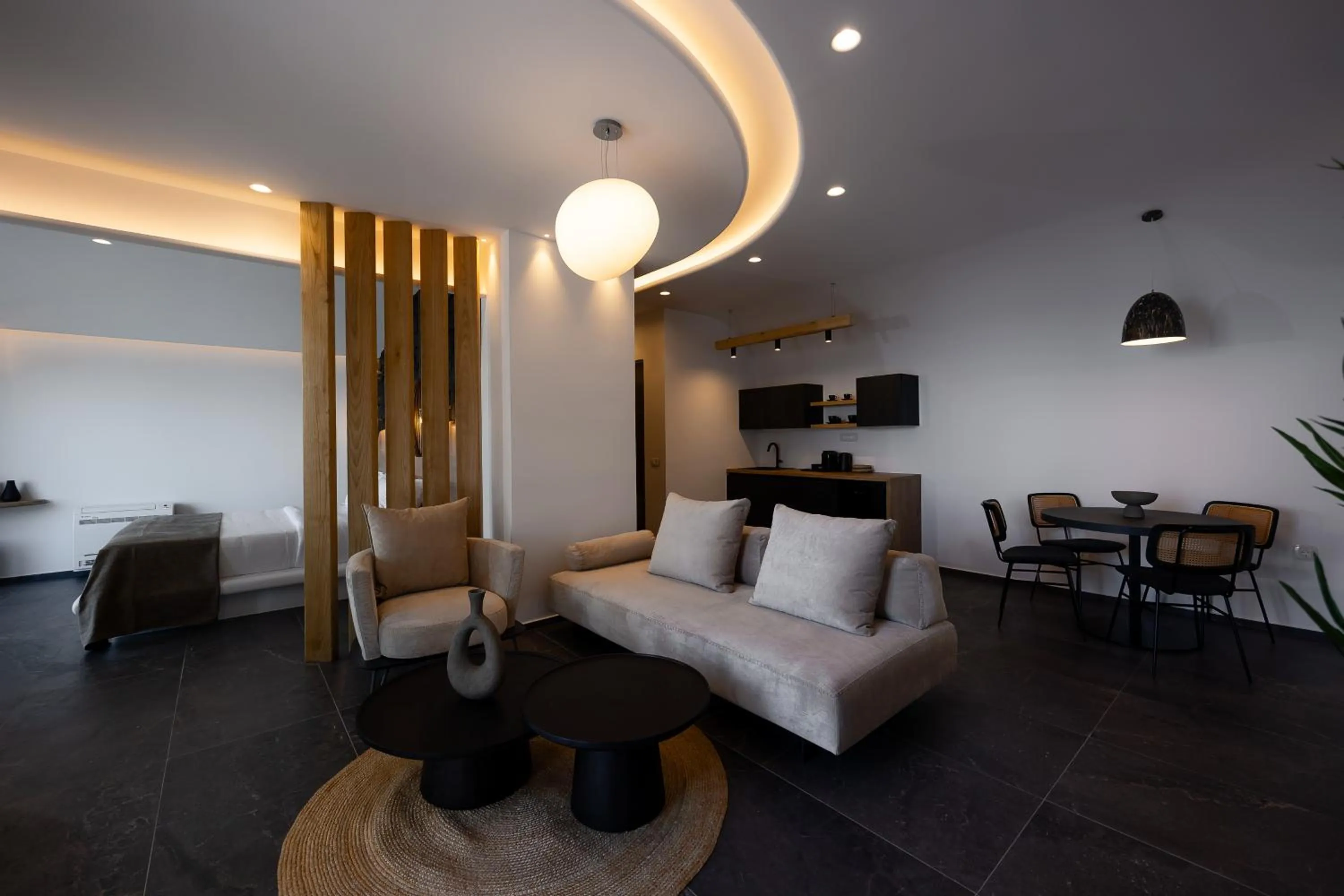 Living room, Bed in Secret Path Luxury Villas