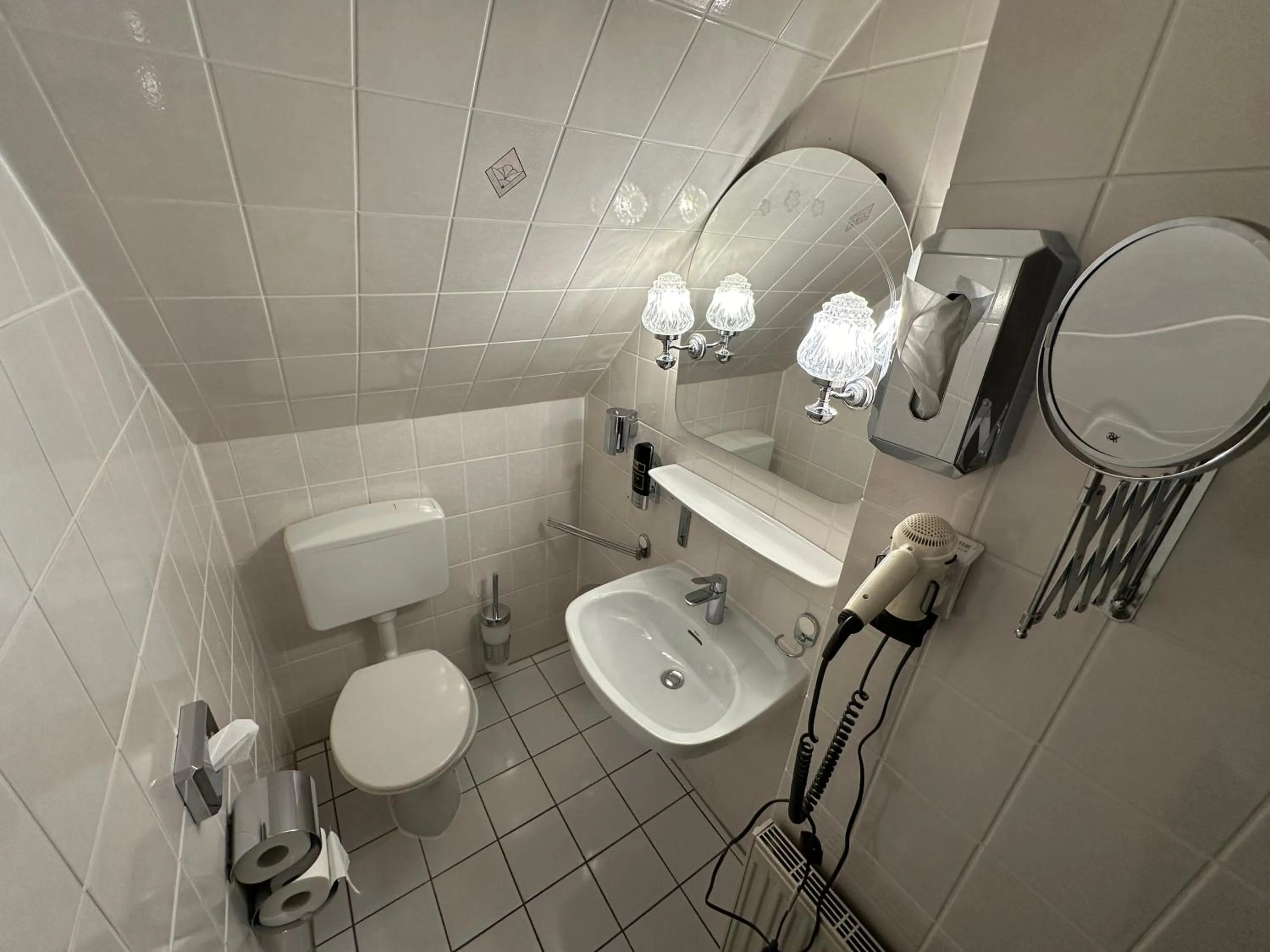 Shower in Gästehaus am Harz