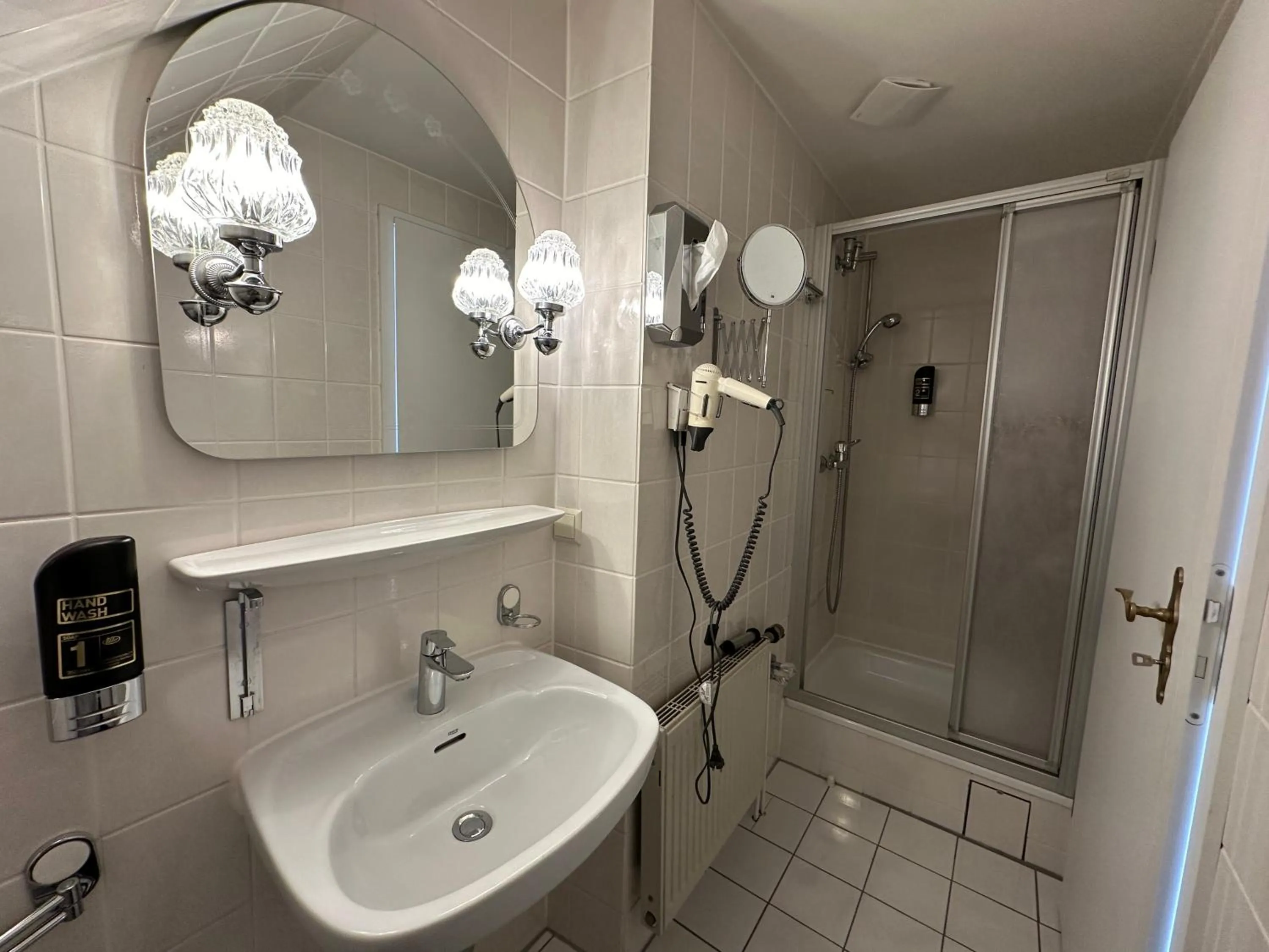 Shower in Gästehaus am Harz