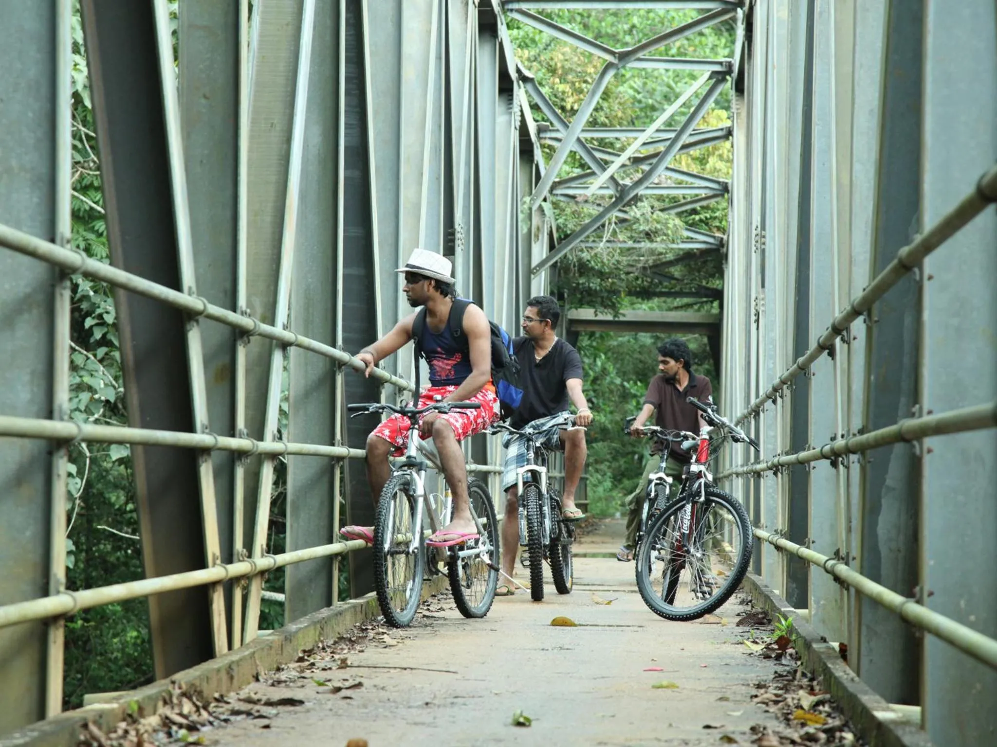 People in Sinharaja Forest Edge