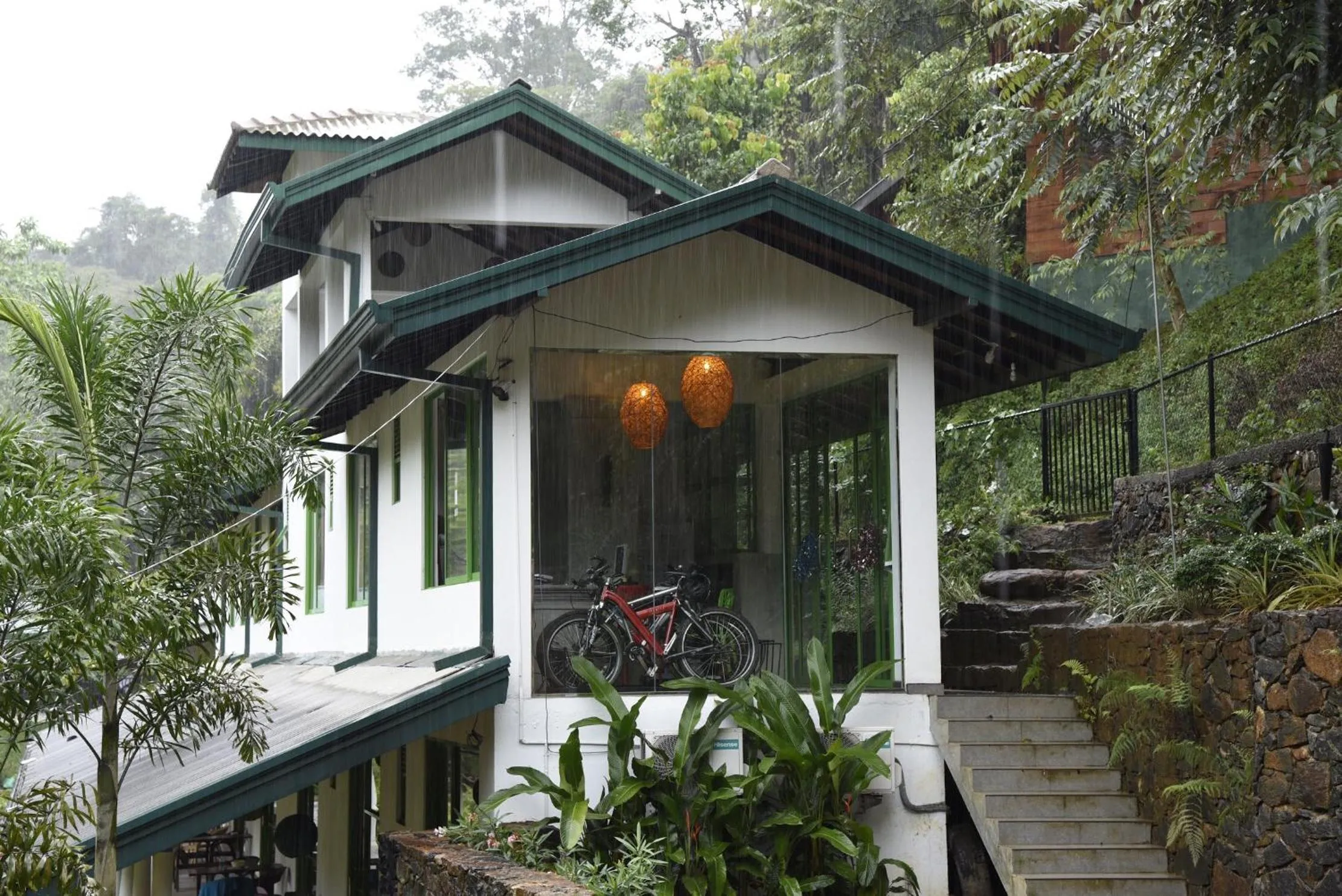 Facade/entrance in Sinharaja Forest Edge