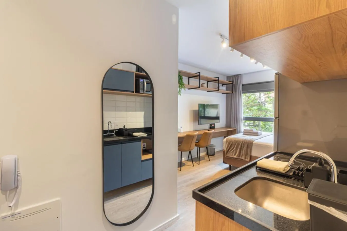 Kitchen or kitchenette in 360 Athos Paraiso