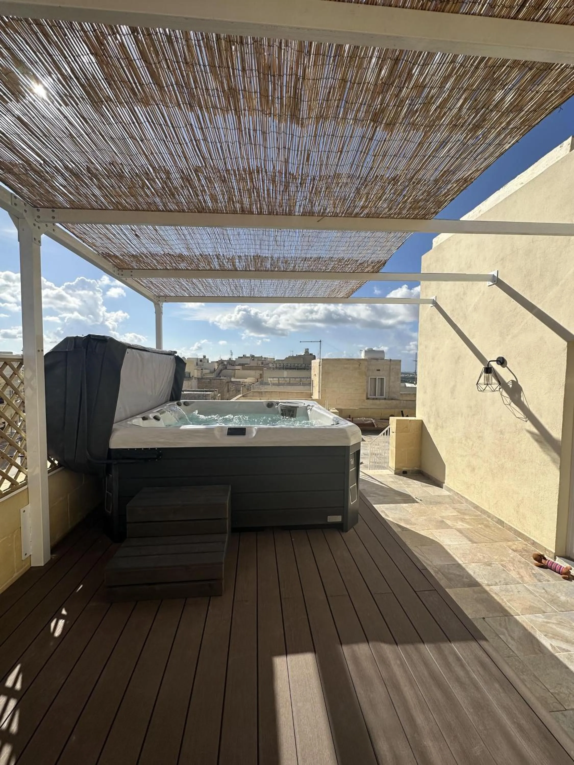 Hot Tub in Ta' Pinu Spa Suite - Luxury Heritage Living