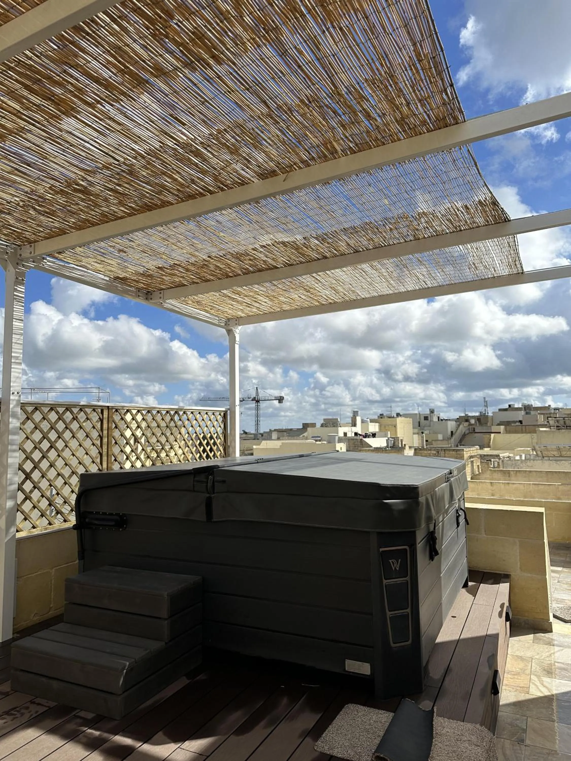 Hot Tub in Ta' Pinu Spa Suite - Luxury Heritage Living