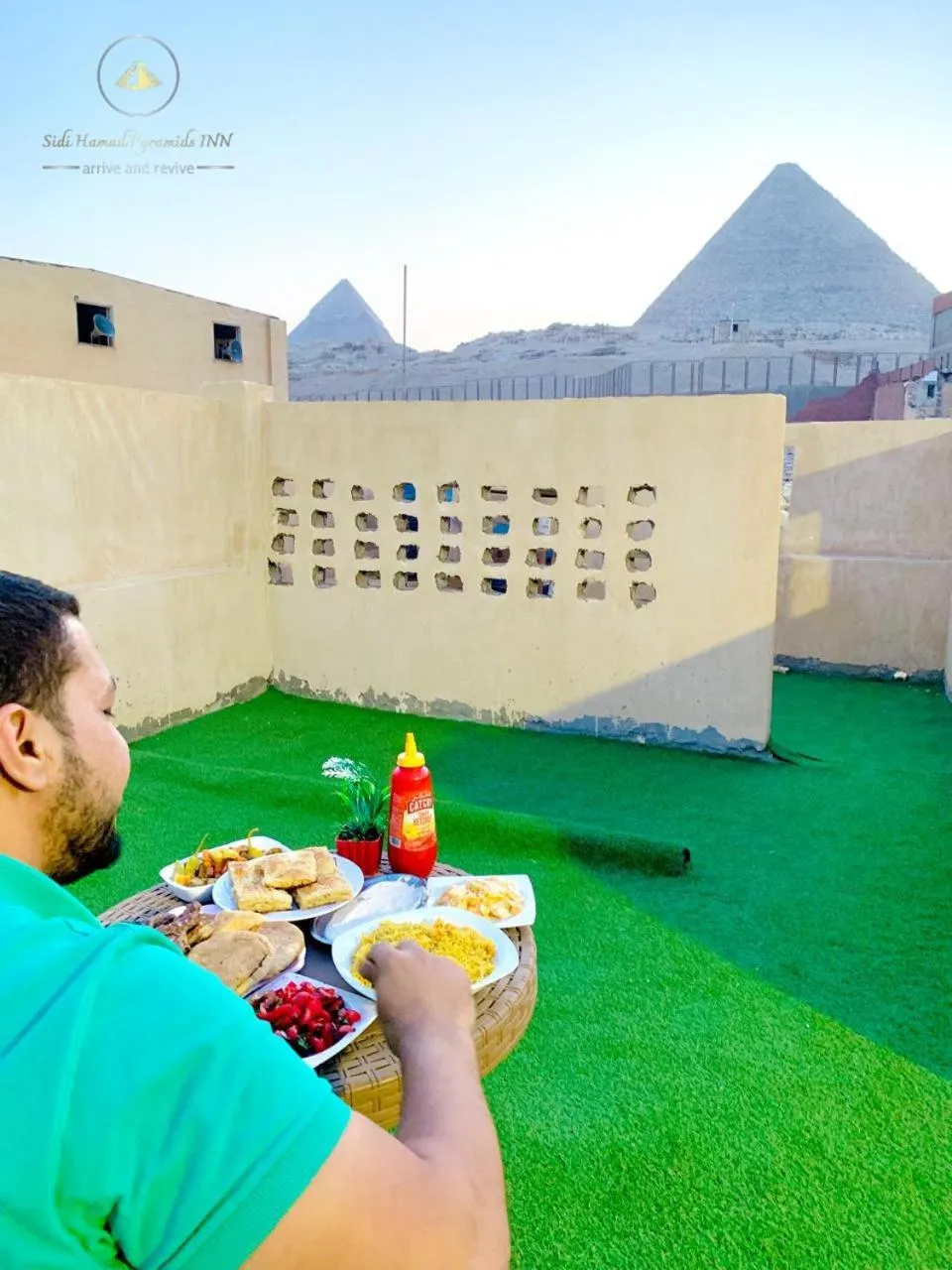 Food in Sidi Hamad Pyramids View