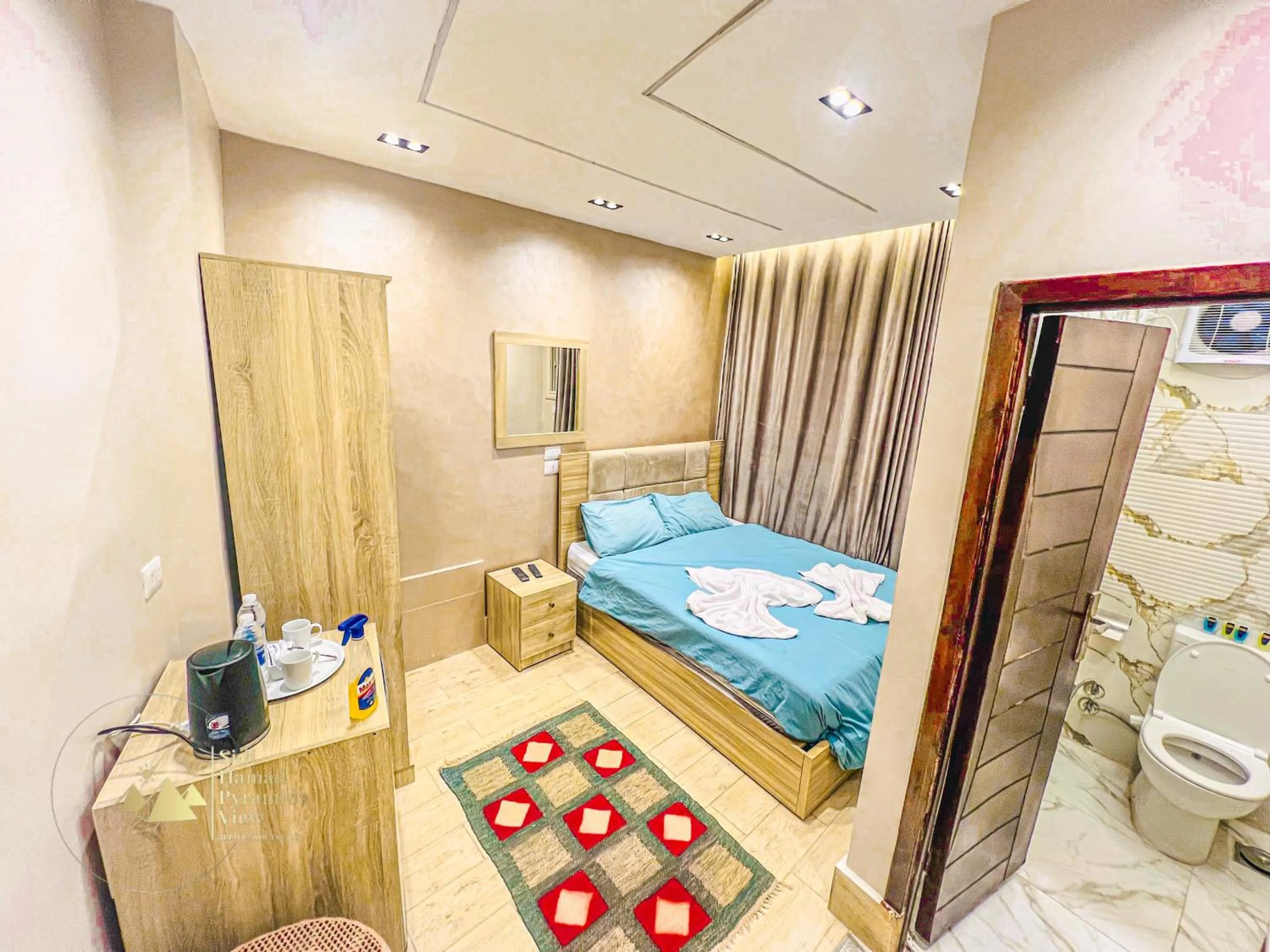 Bed in Sidi Hamad Pyramids View