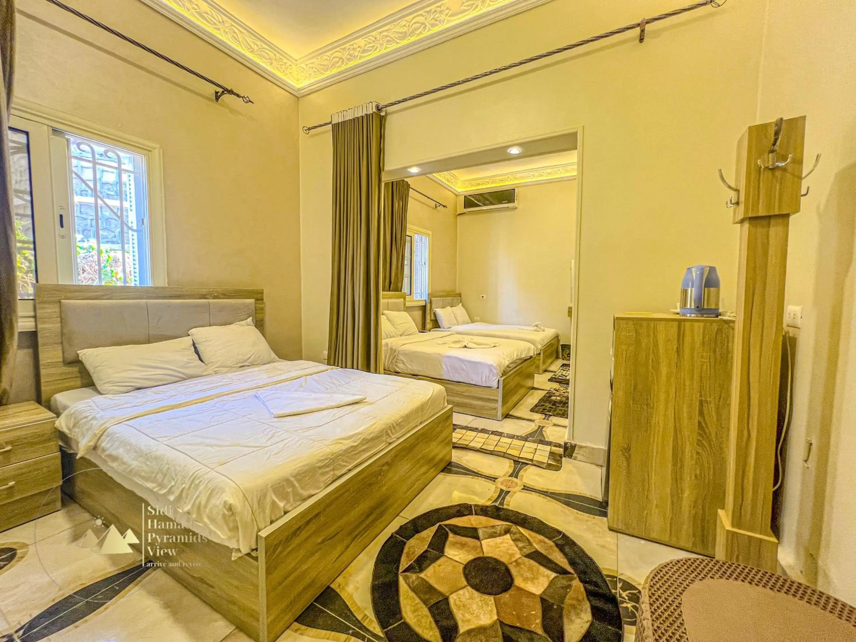 Photo of the whole room, Bed in Sidi Hamad Pyramids View