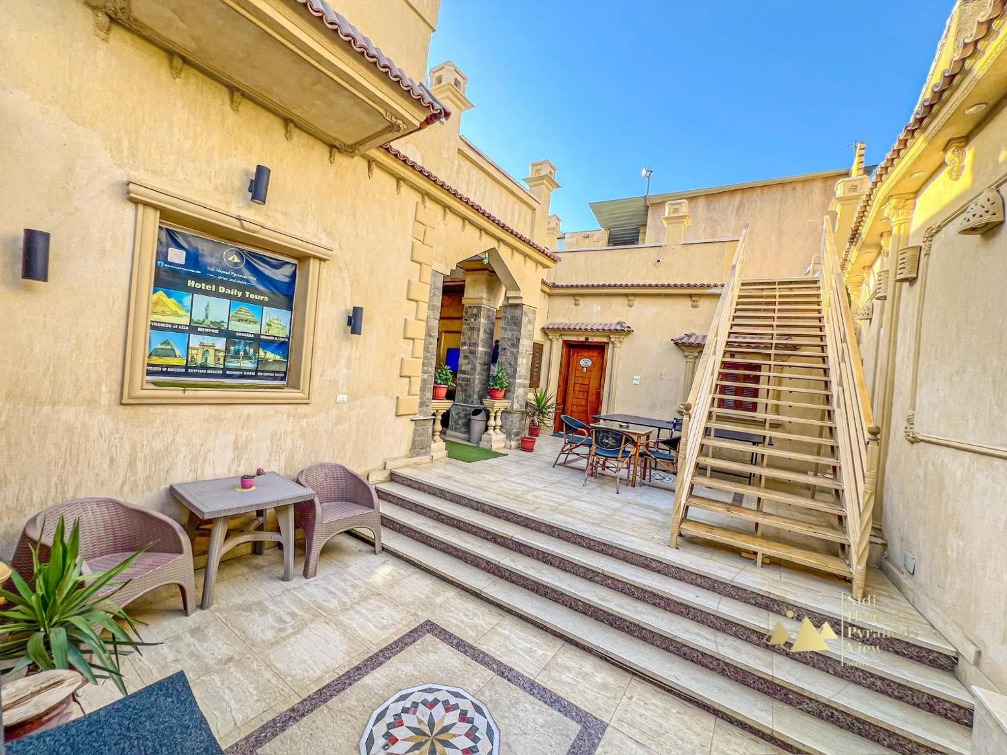Patio in Sidi Hamad Pyramids View