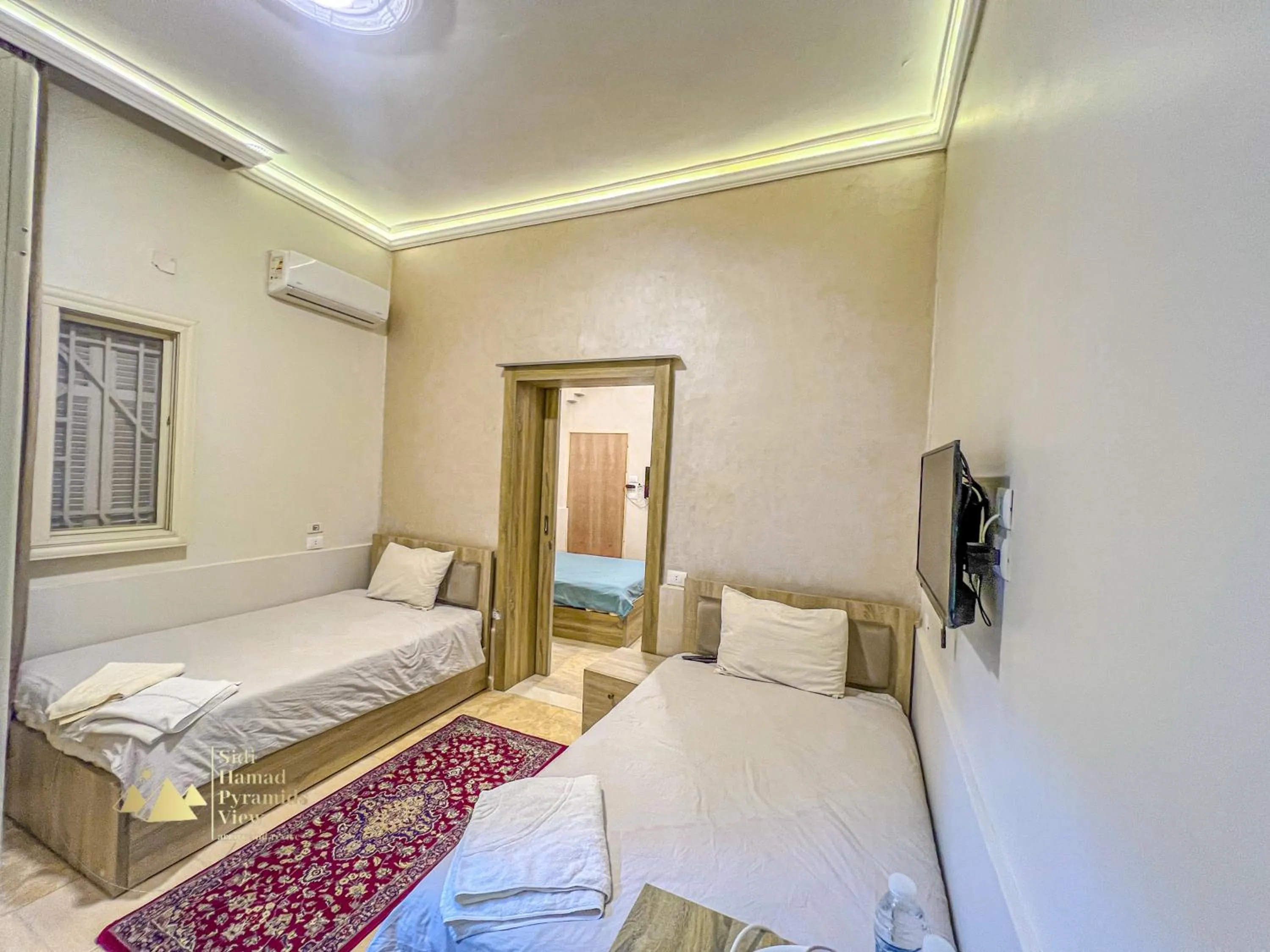 Bed in Sidi Hamad Pyramids View