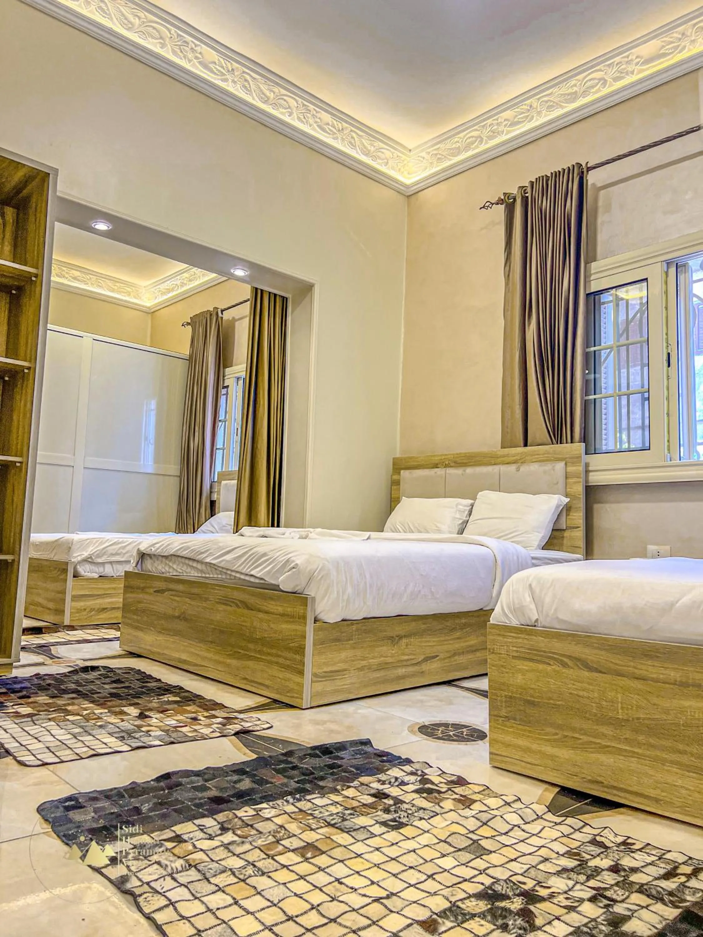 Photo of the whole room, Bed in Sidi Hamad Pyramids View