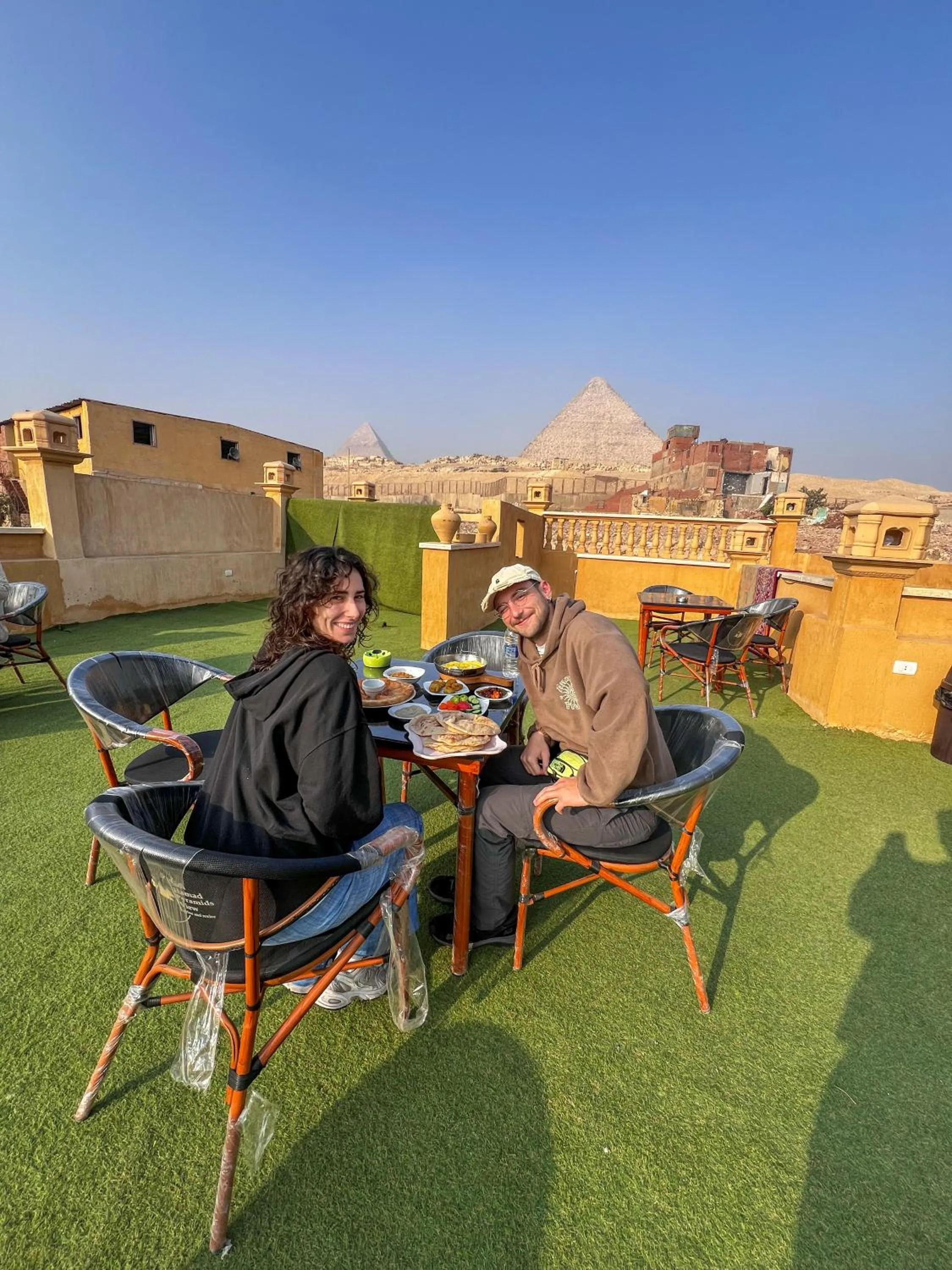 Landmark view in Sidi Hamad Pyramids View