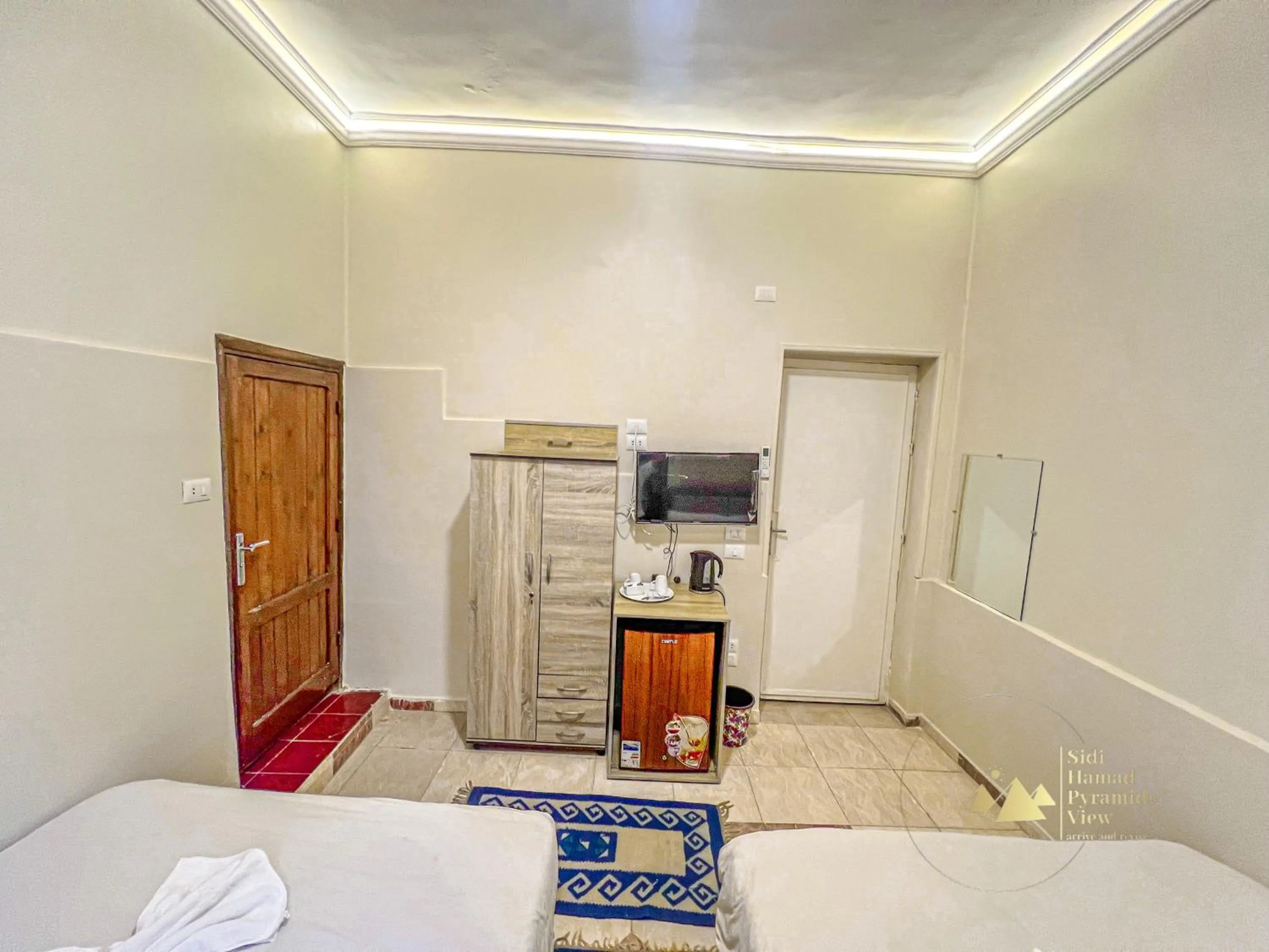 Bed in Sidi Hamad Pyramids View