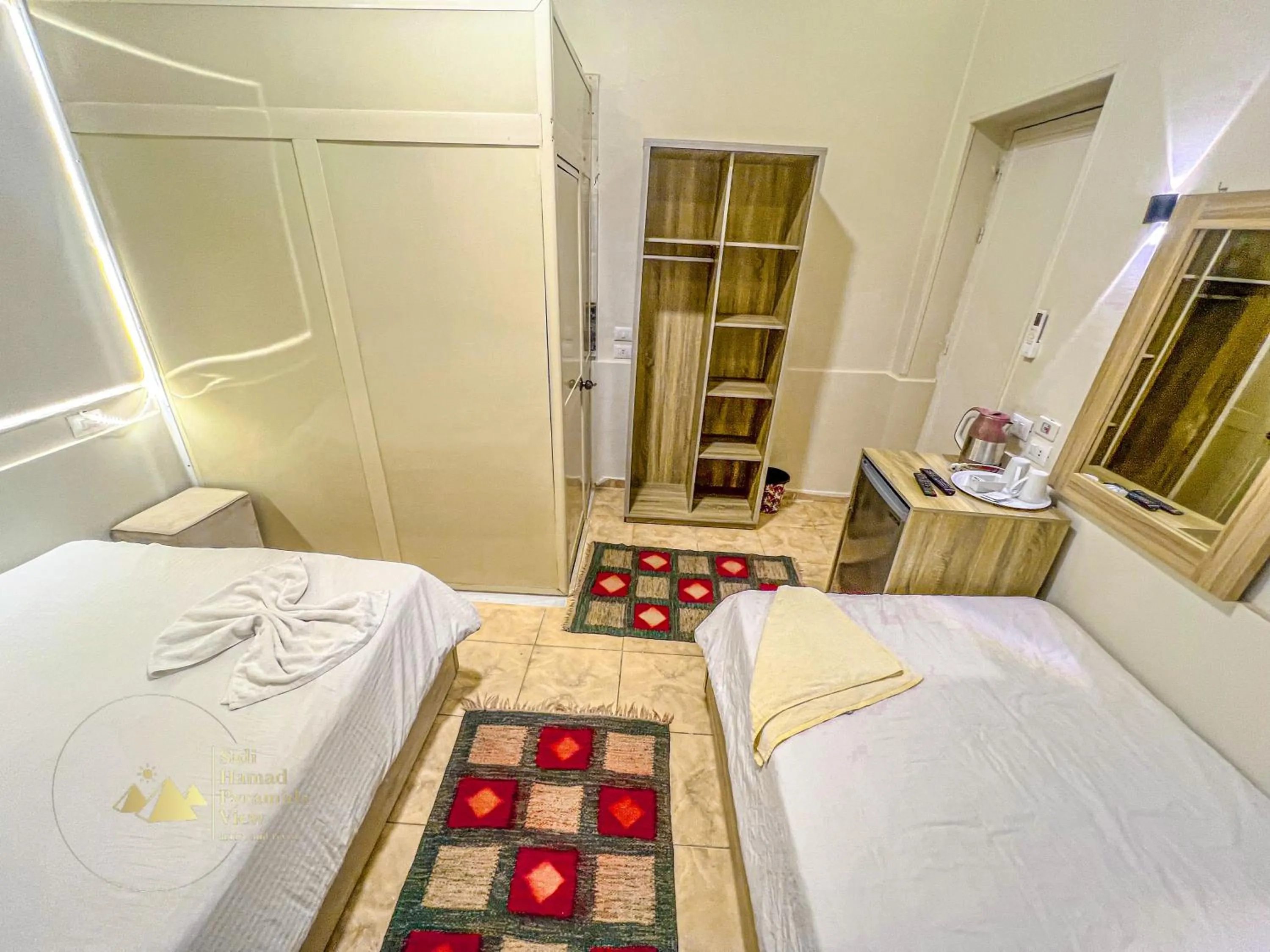 Bed in Sidi Hamad Pyramids View