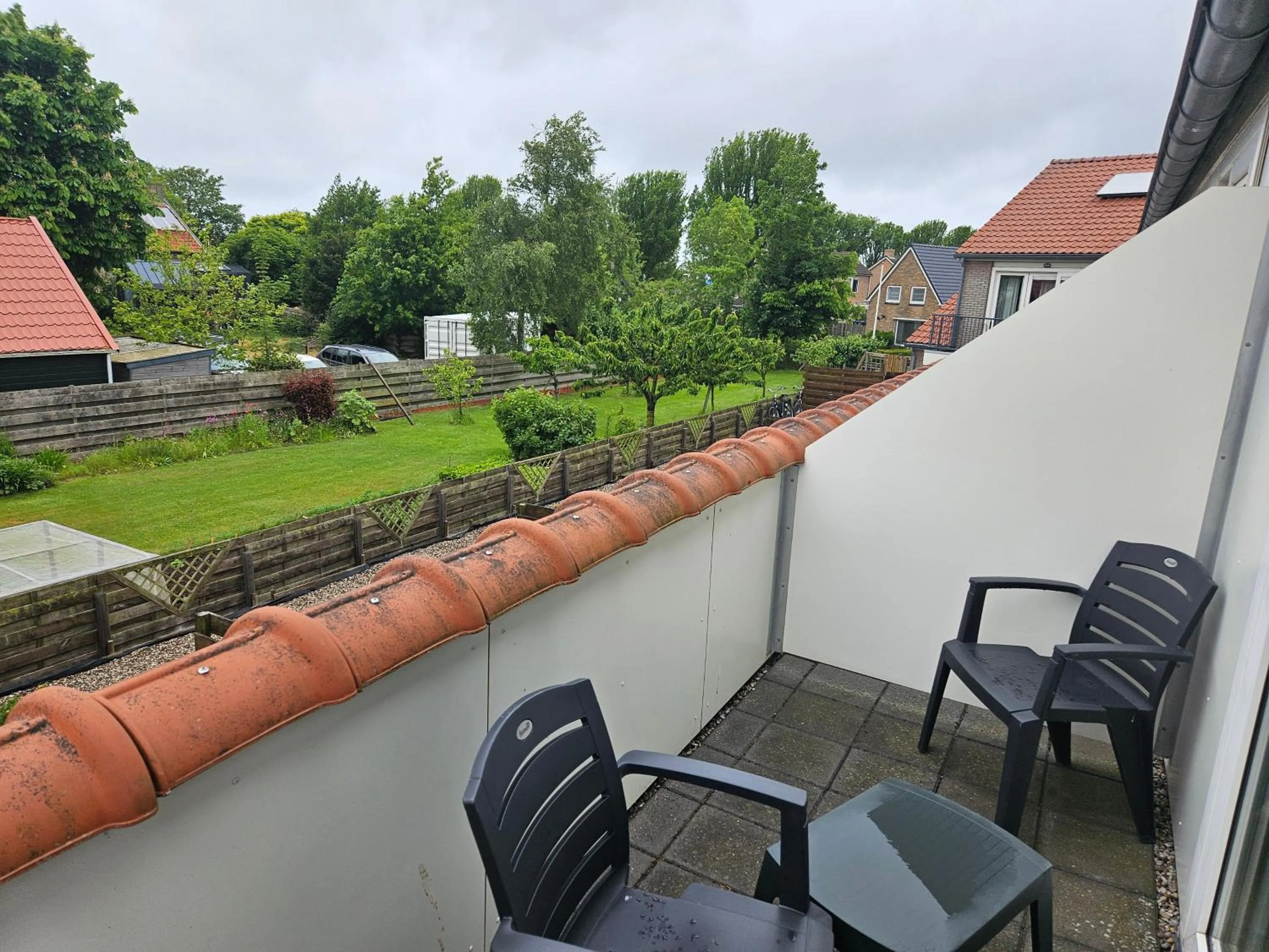 Garden view in Hotel Dolores Ameland