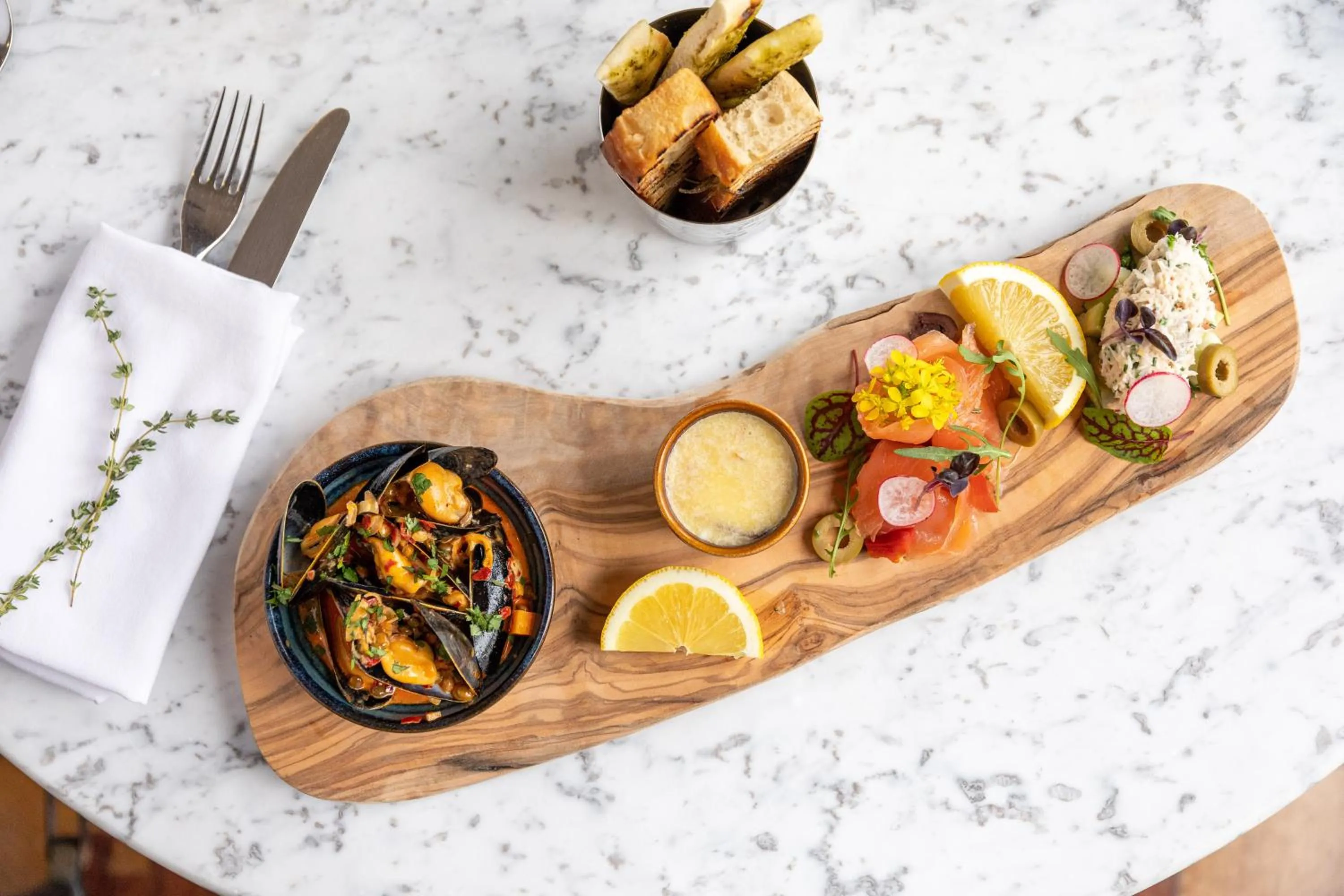 Food and drinks in Hotel Penzance