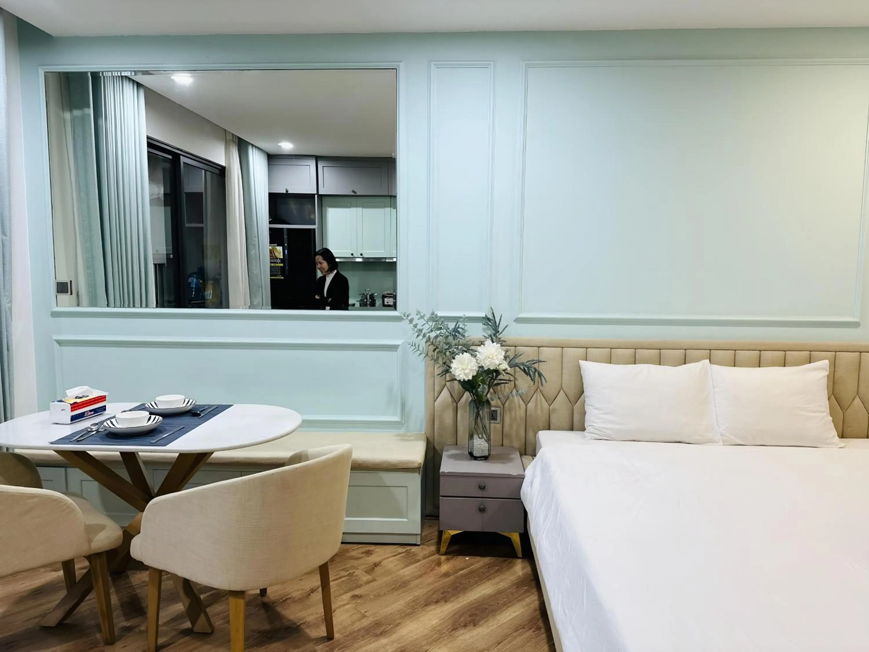 Photo of the whole room, Bed in Daniel Apartment - D'Capitale Ha Noi