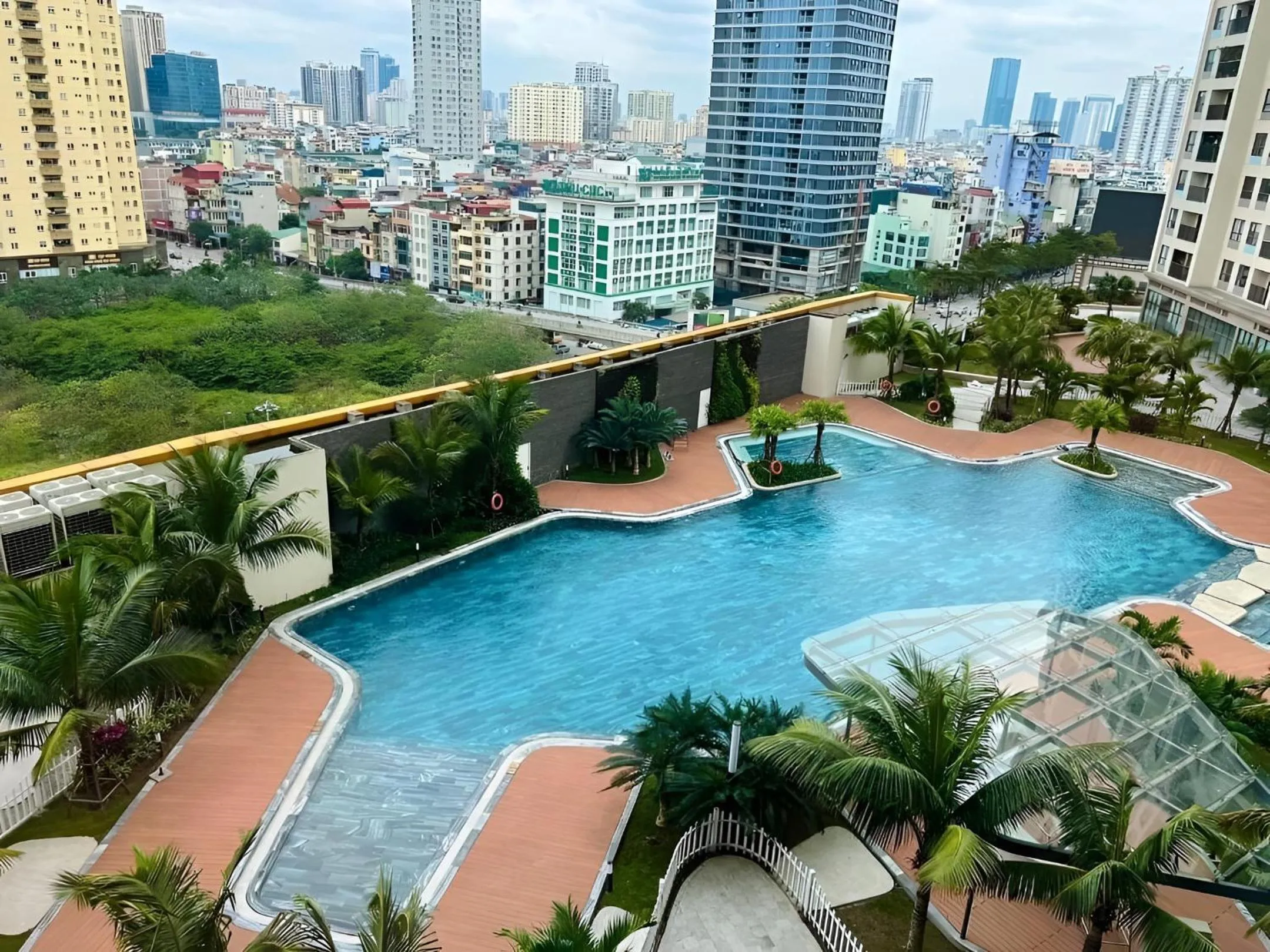 City view in Daniel Apartment - D'Capitale Ha Noi