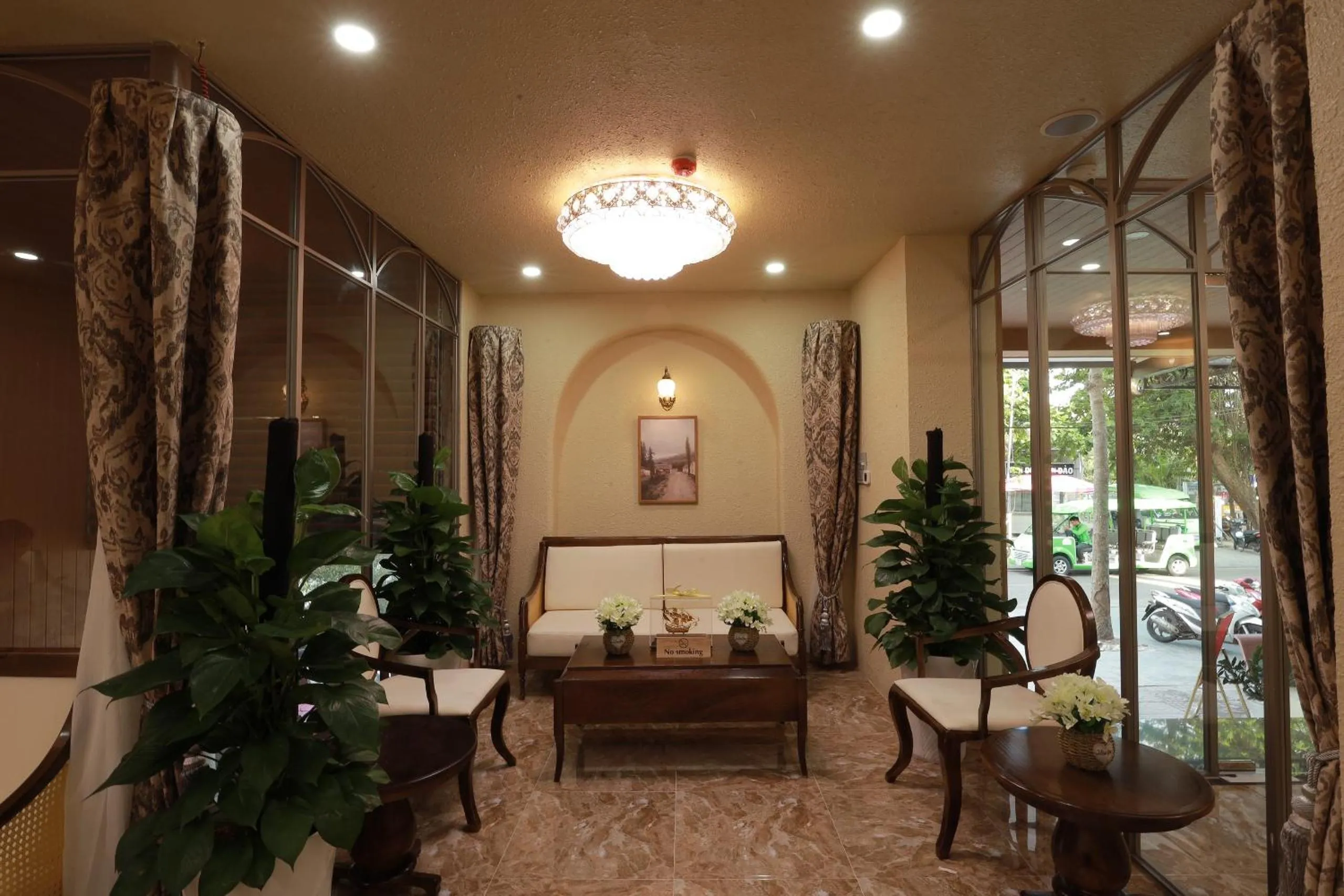 Seating area in Maya Hotel 4