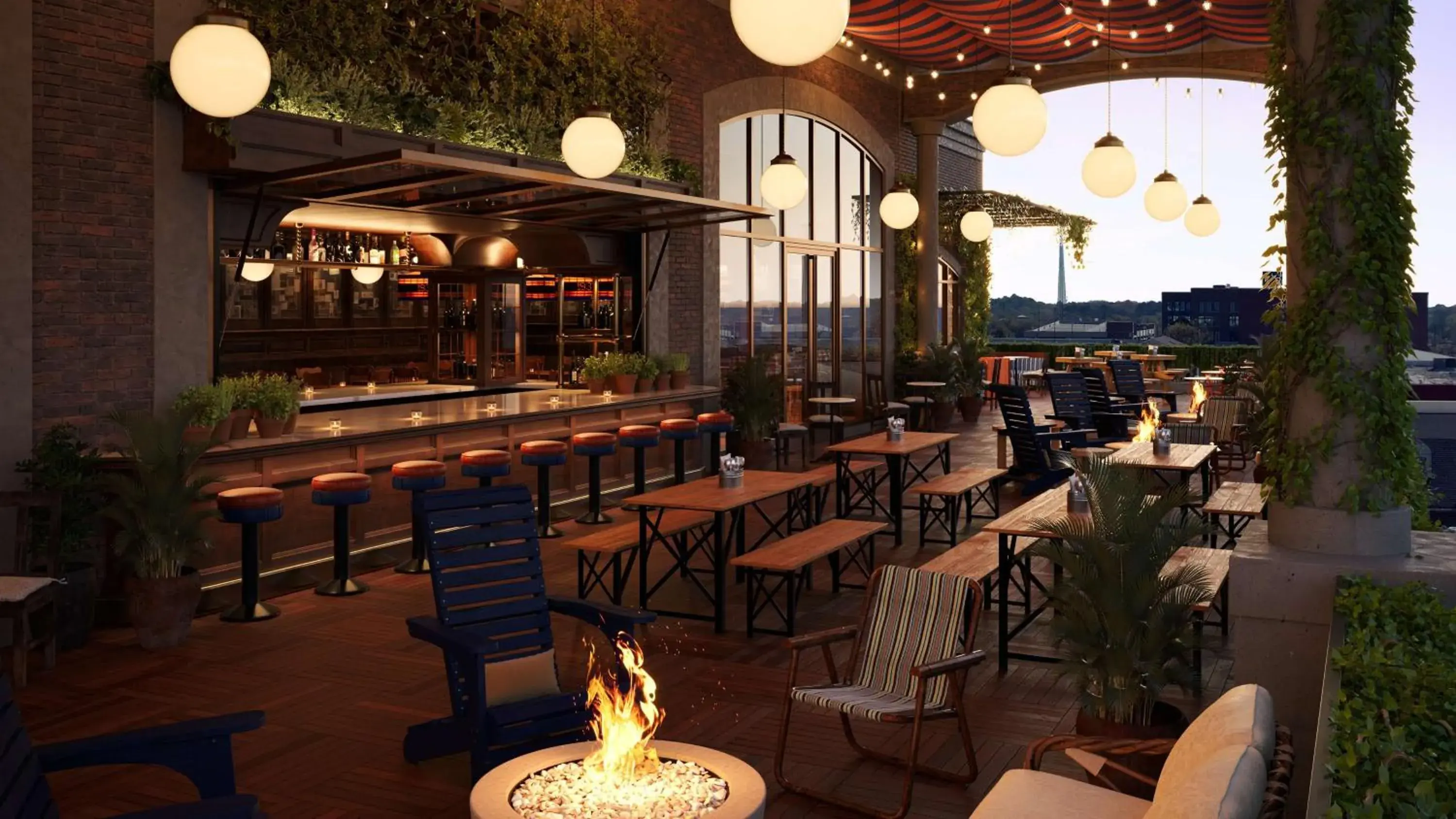 Lounge or bar in Graduate by Hilton Auburn, AL Lounge or bar in Graduate by Hilton Auburn, AL