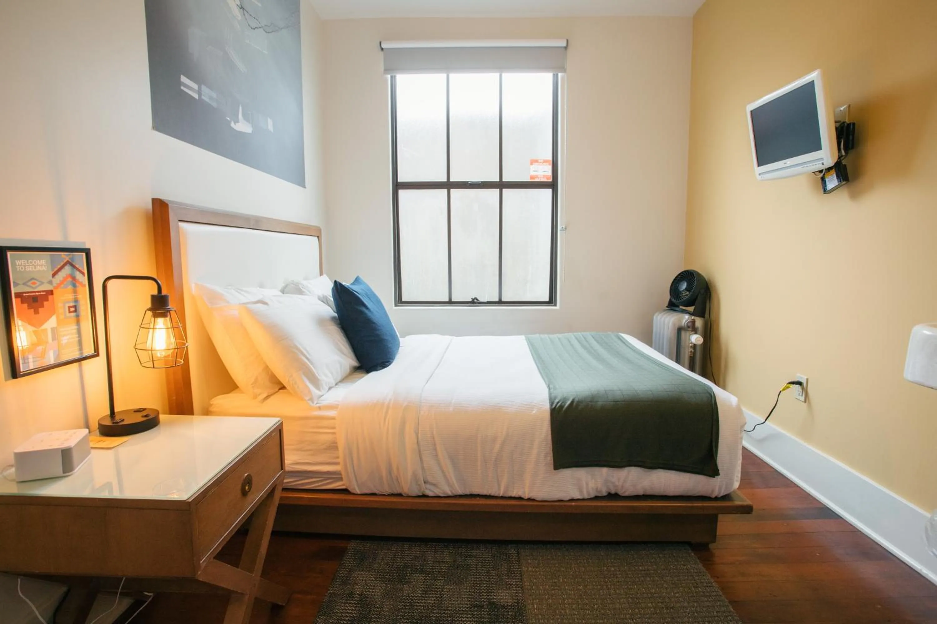 Bed in Commodore Hotel