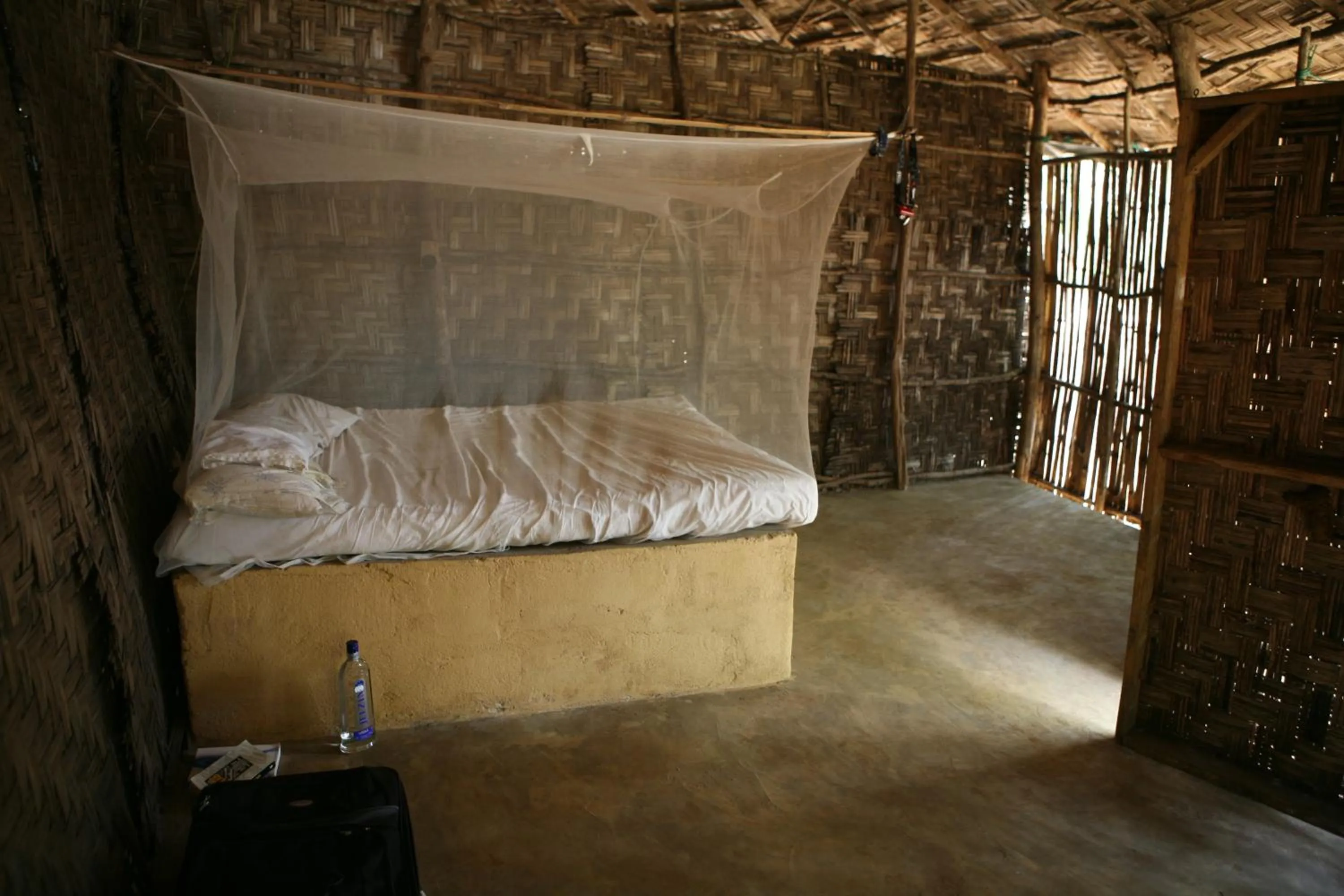 Bed in Daltons Banana Guesthouse